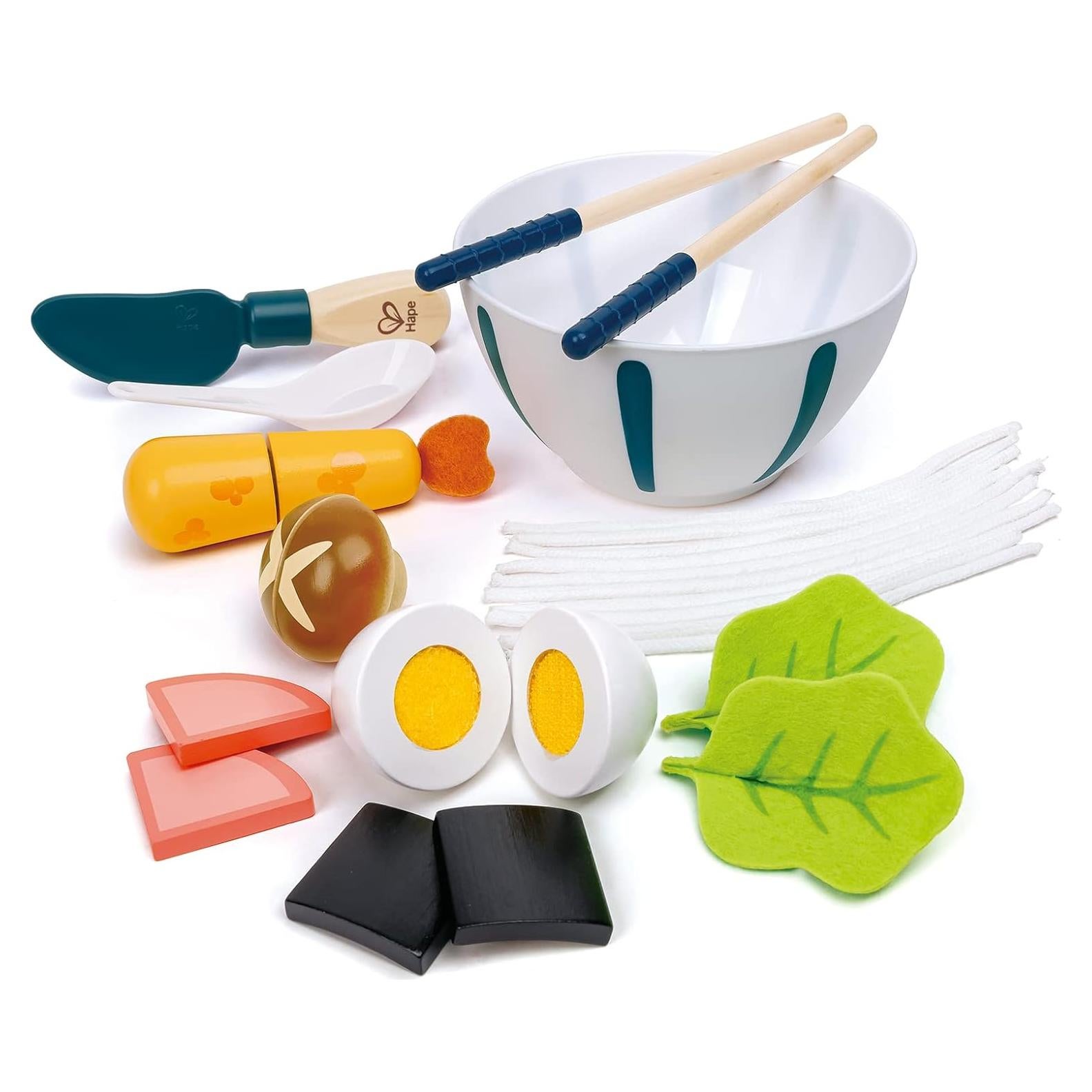 Set de Juguete de Comida Udon Hape E3196 para Niños 3+