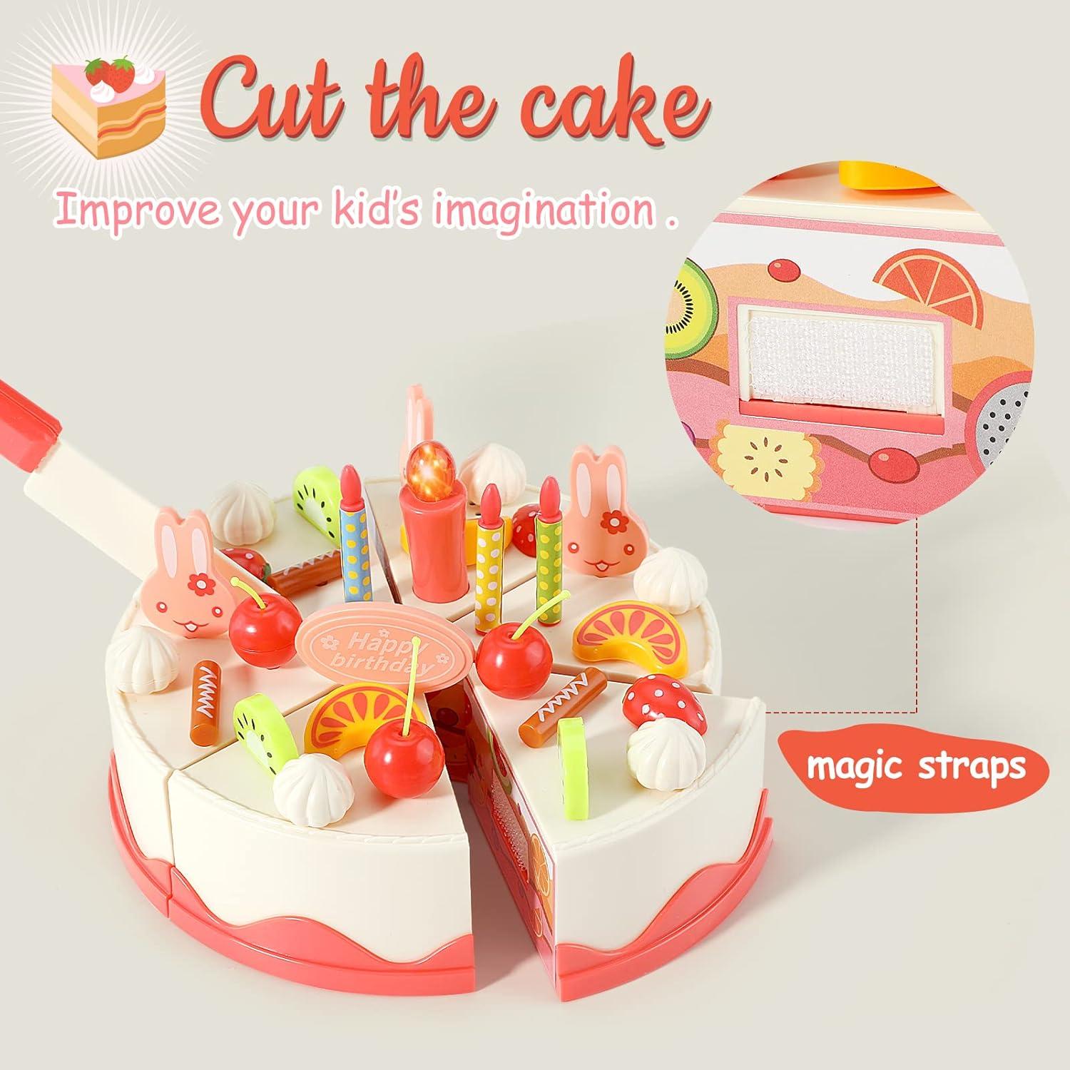 Juego de Comida de Pastel de Cumpleaños 85 Piezas LOVE LIFE