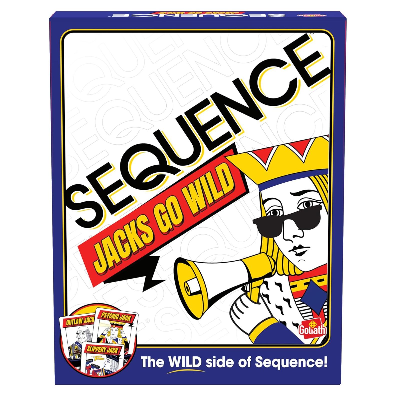 Juego de Mesa Goliath Sequence Jacks Go Wild! 2-12 Jugadores