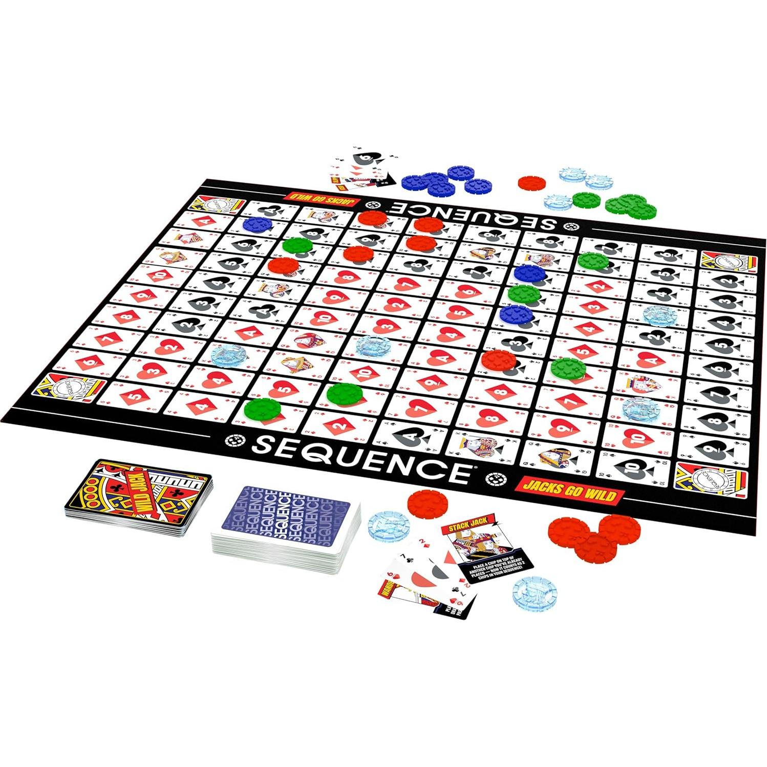 Juego de Mesa Goliath Sequence Jacks Go Wild! 2-12 Jugadores