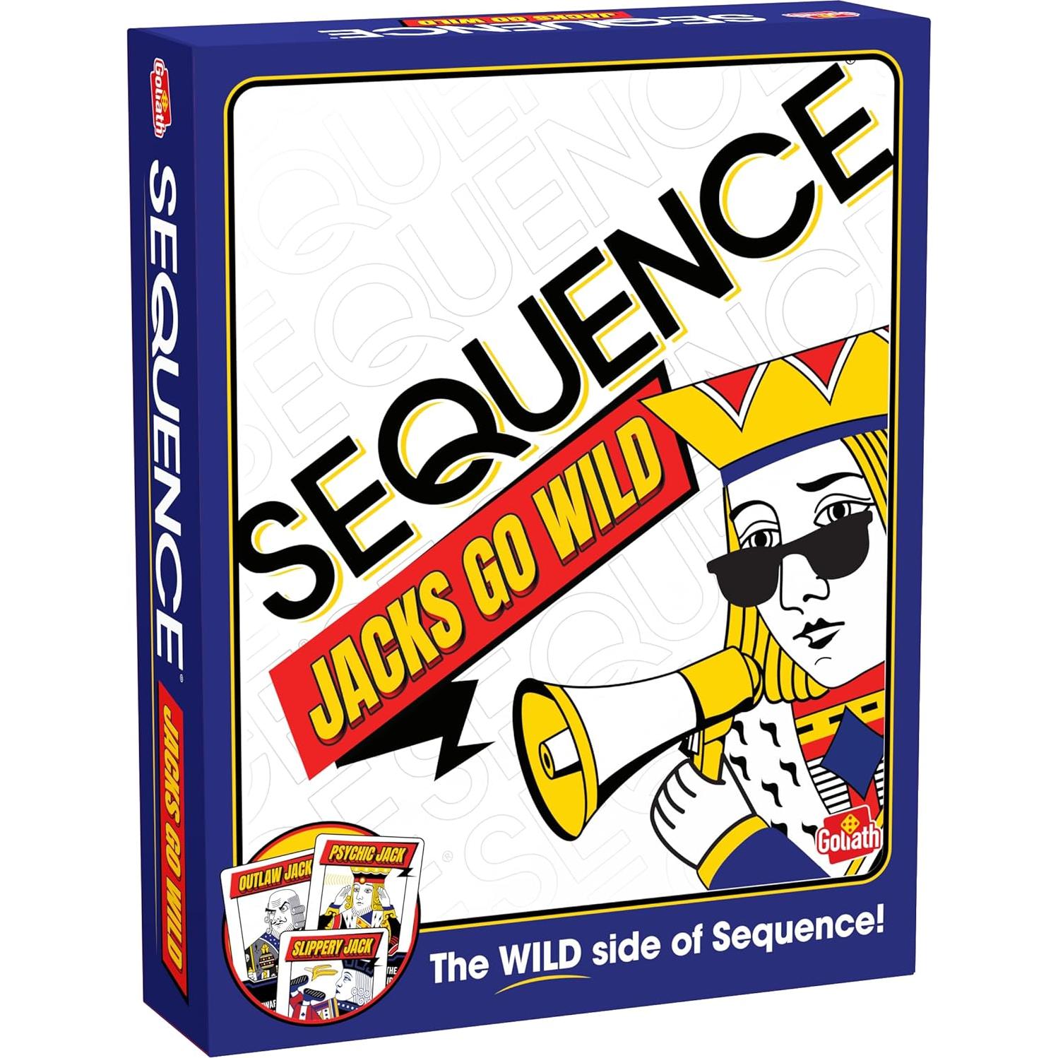 Juego de Mesa Goliath Sequence Jacks Go Wild! 2-12 Jugadores