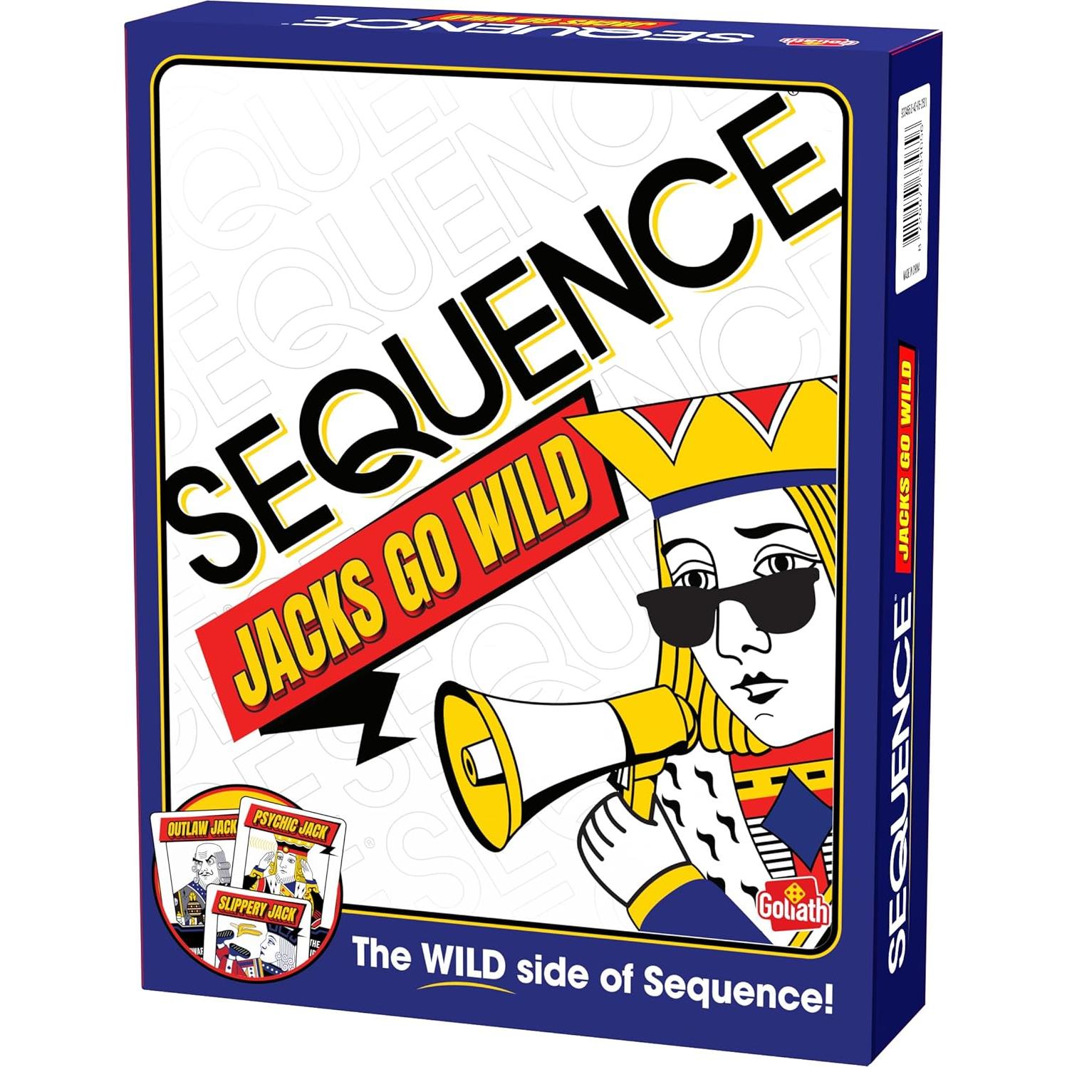 Juego de Mesa Goliath Sequence Jacks Go Wild! 2-12 Jugadores