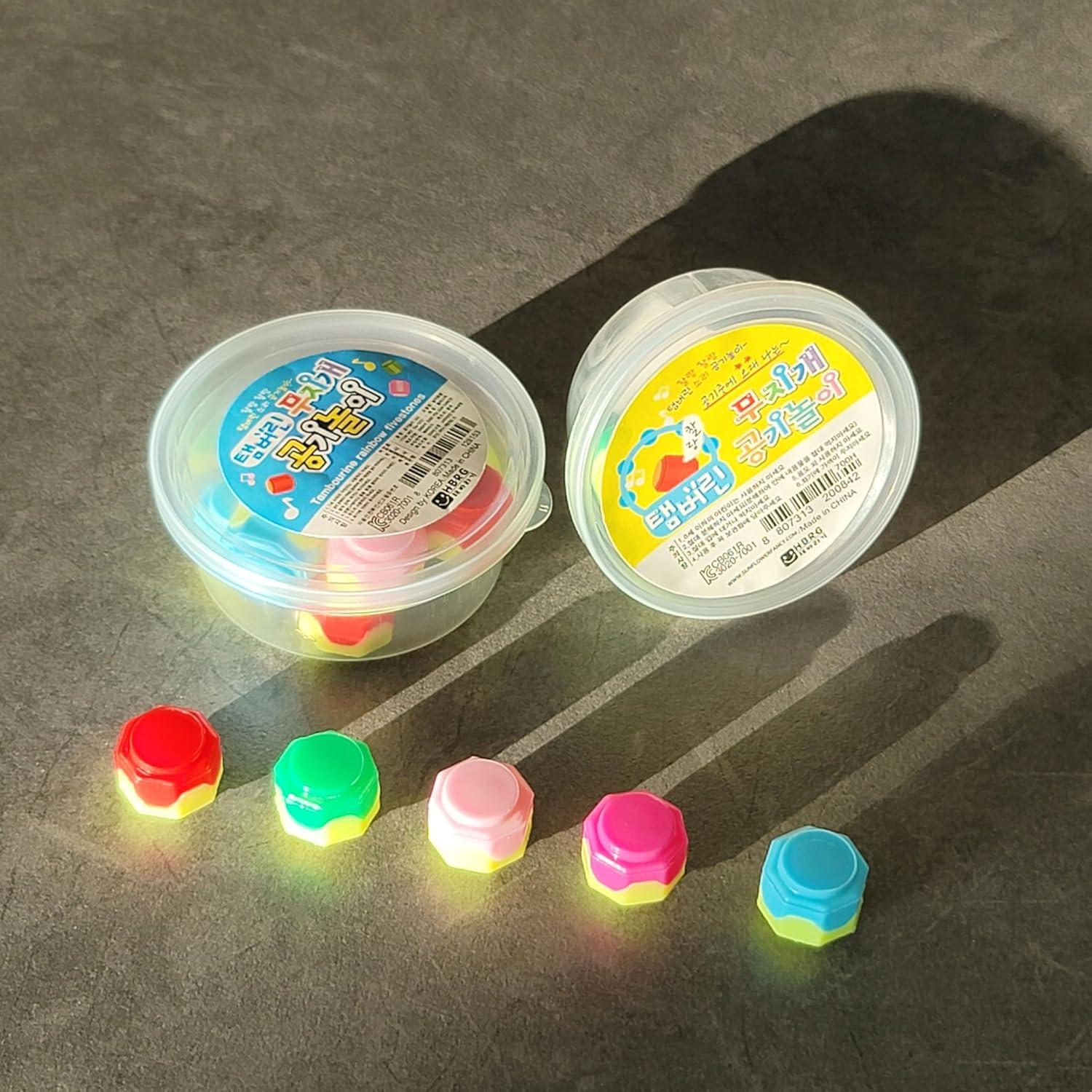 Juego de piedras Gonggi H·B·R·G - 10 piezas, coordinación mano-ojo