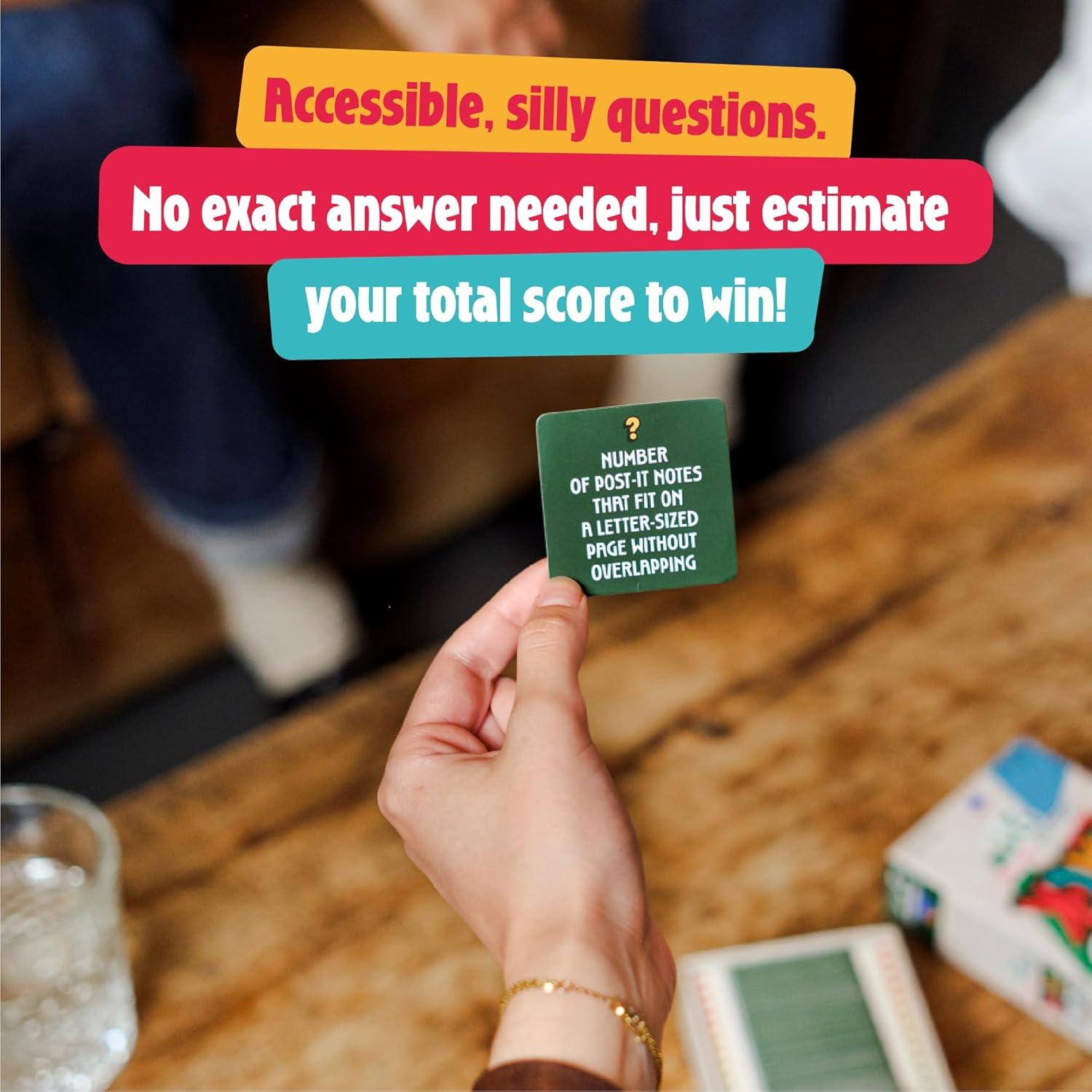 Juego de Cartas Blue Orange Blind Jack - Trivia y Estrategia 2-12 Jugadores