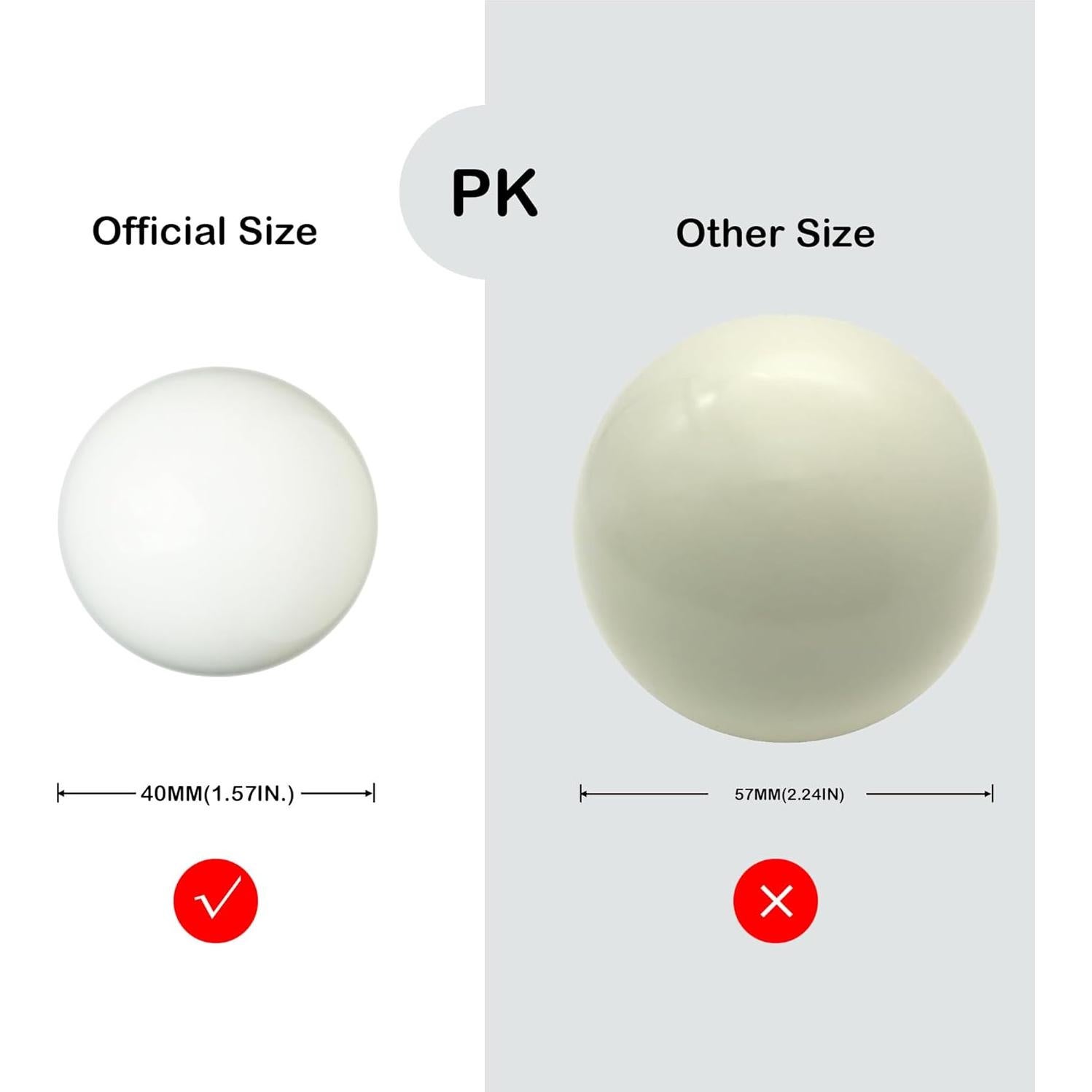 Pallino para Bocce OUTOSS 40mm Blanco - 2 Paquetes