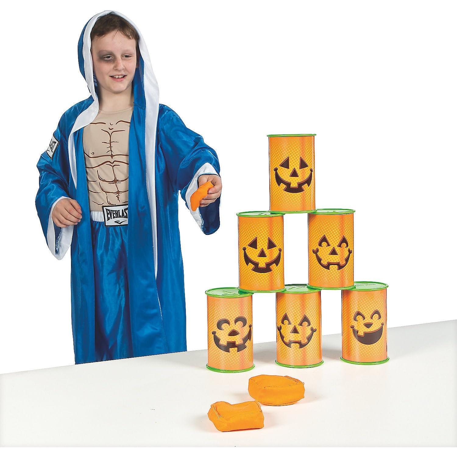 Juego de Lanzamiento de Latas Halloween Happy Deals - 9 Piezas