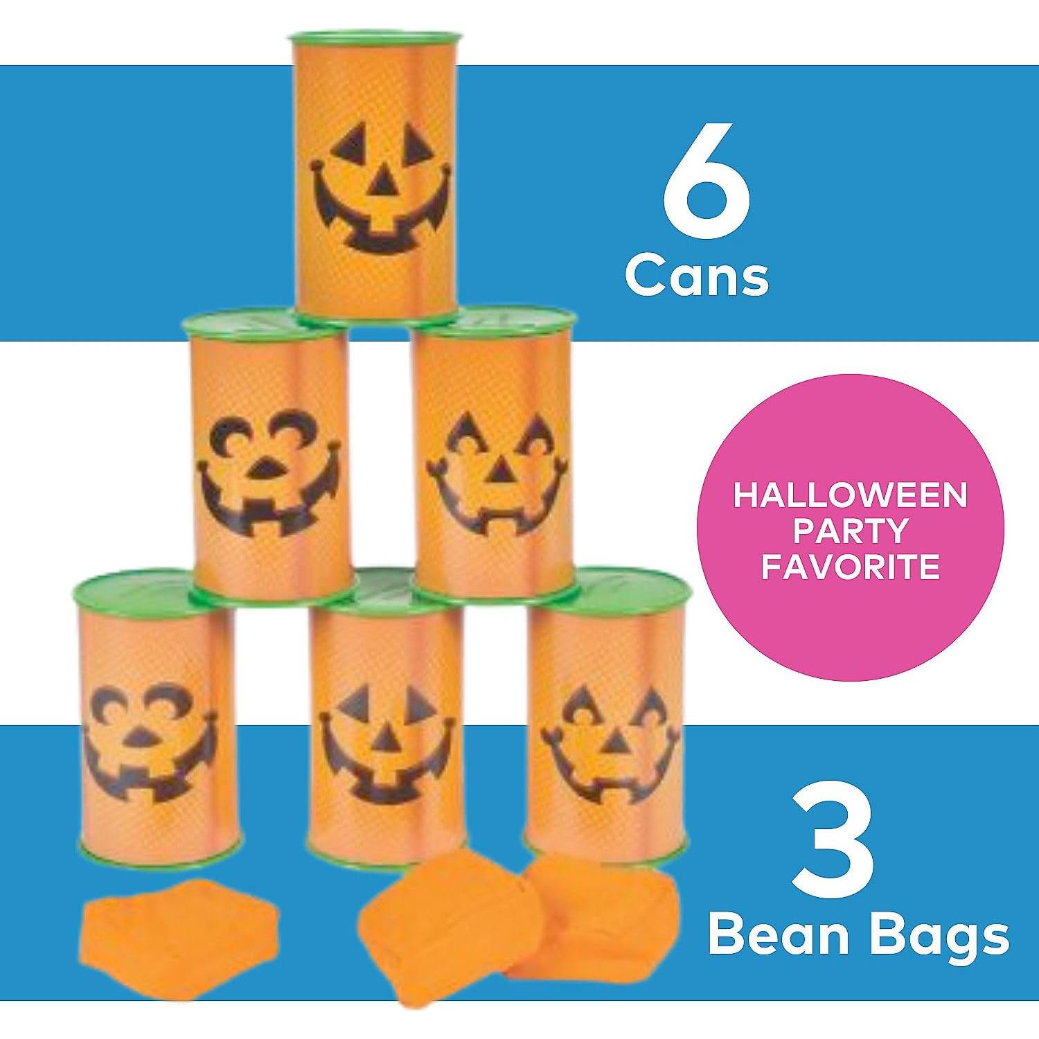Juego de Lanzamiento de Latas Halloween Happy Deals - 9 Piezas