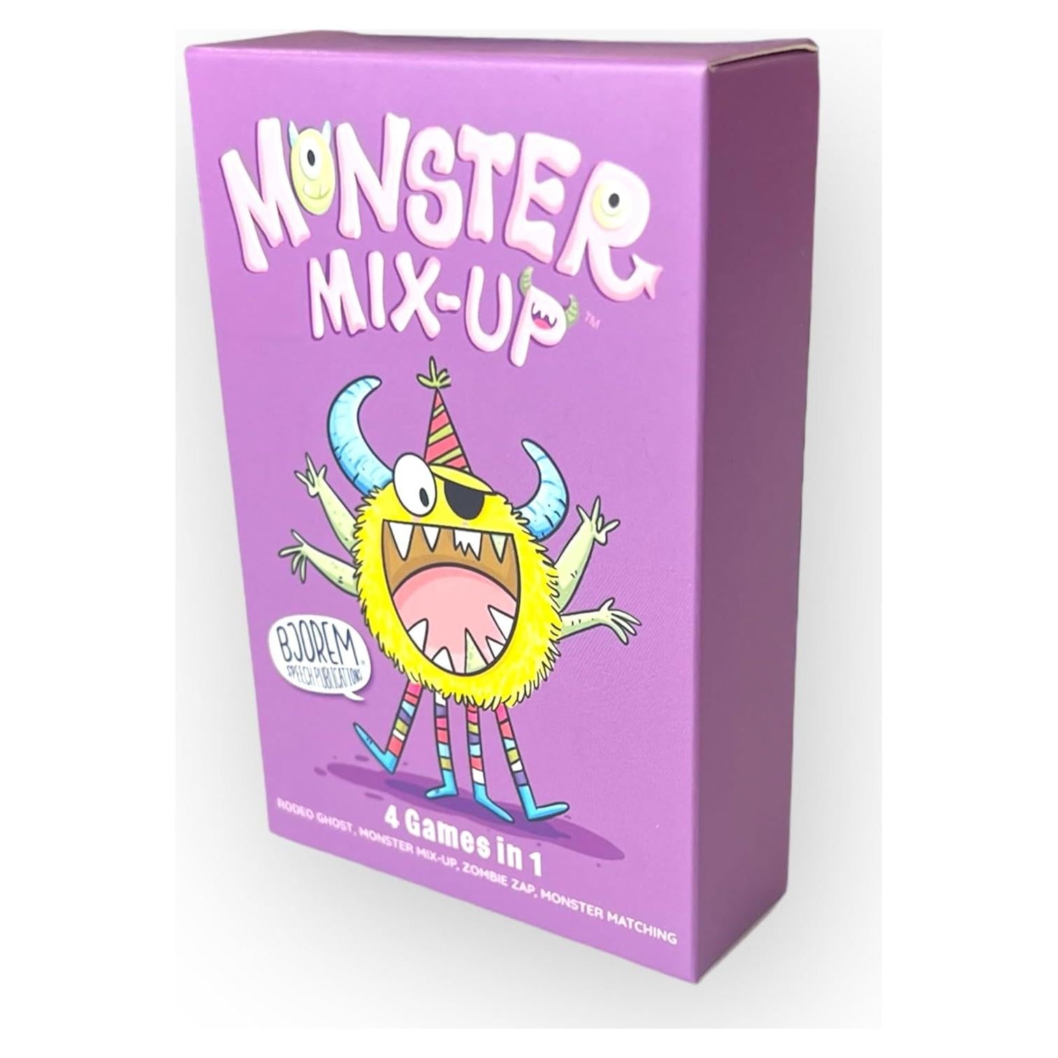 Baraja de Cartas Bjorem Speech Mix-Up 4 en 1 para Niños