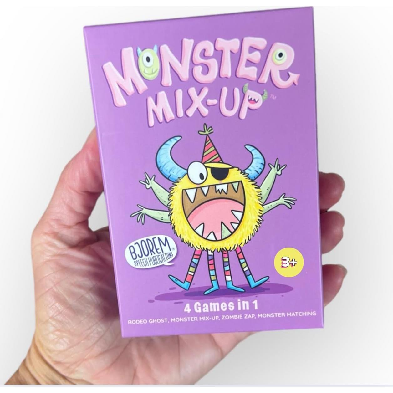 Baraja de Cartas Bjorem Speech Mix-Up 4 en 1 para Niños