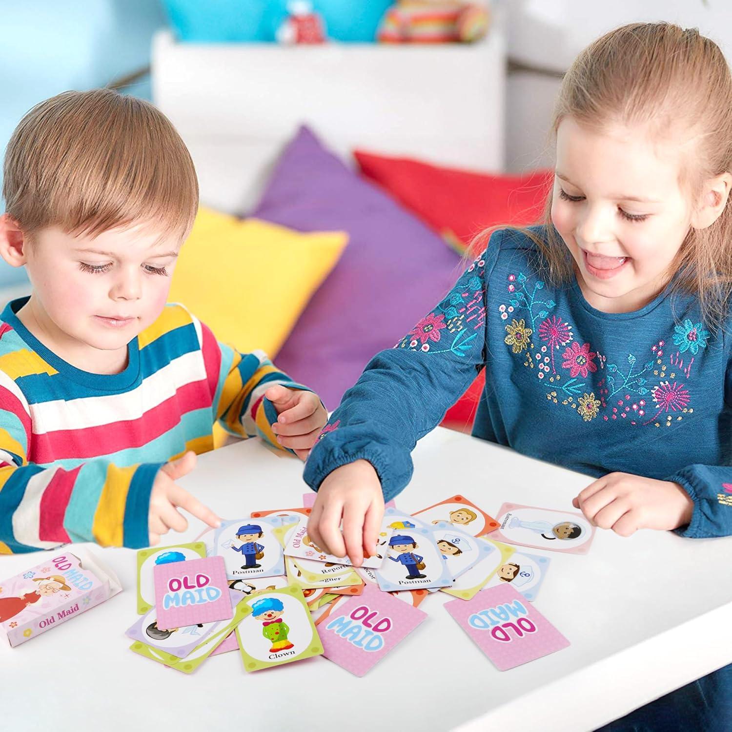 Juego de Cartas Divertido 6 en 1 Timenued para Niños