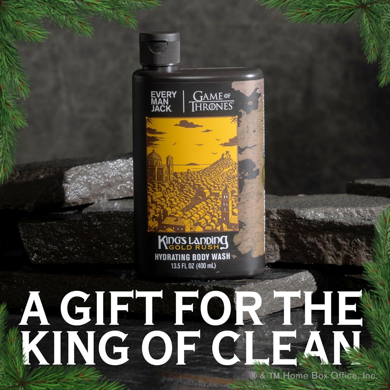Gel de Ducha Every Man Jack Juego de Tronos Oro Rush 2x400ml
