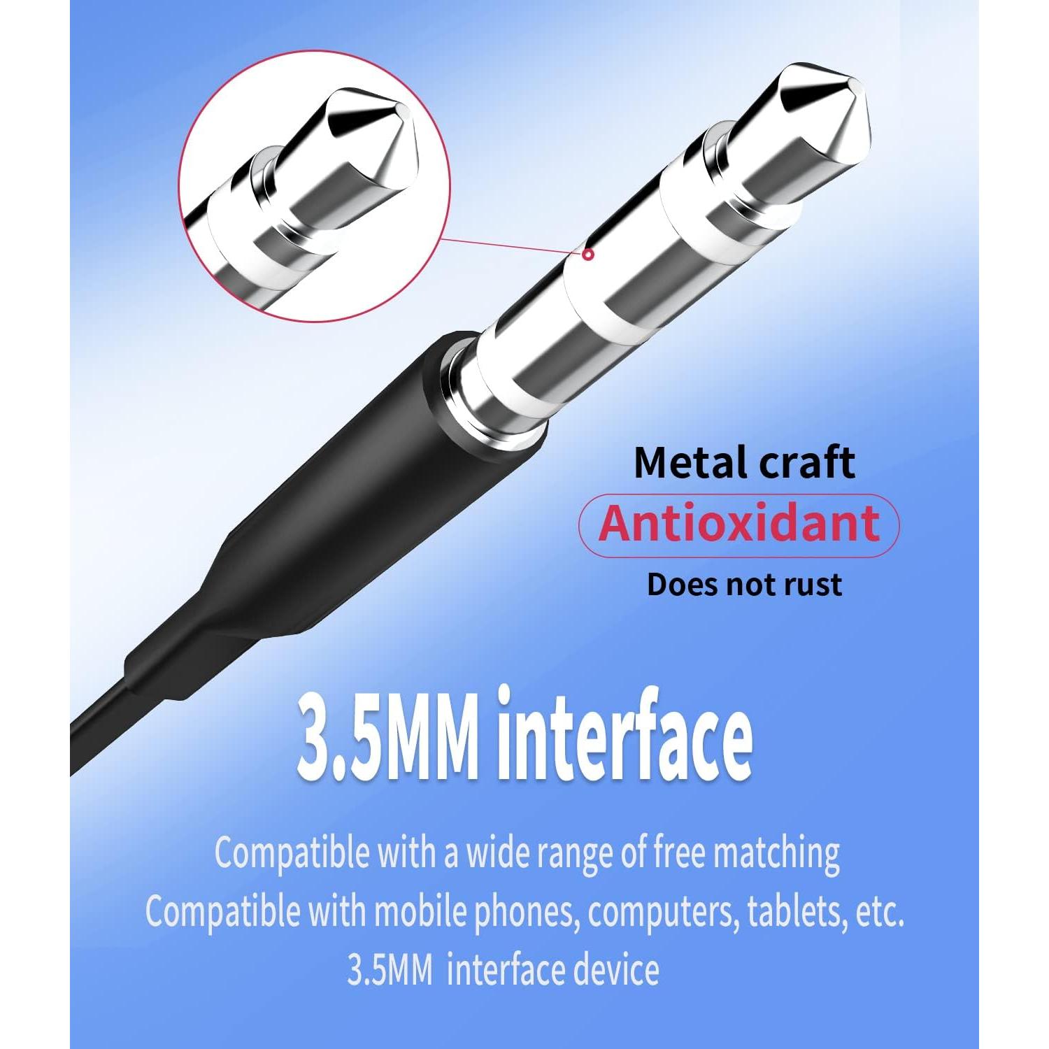 Auriculares con cable Kefiany YCJ-059 para niños con micrófono