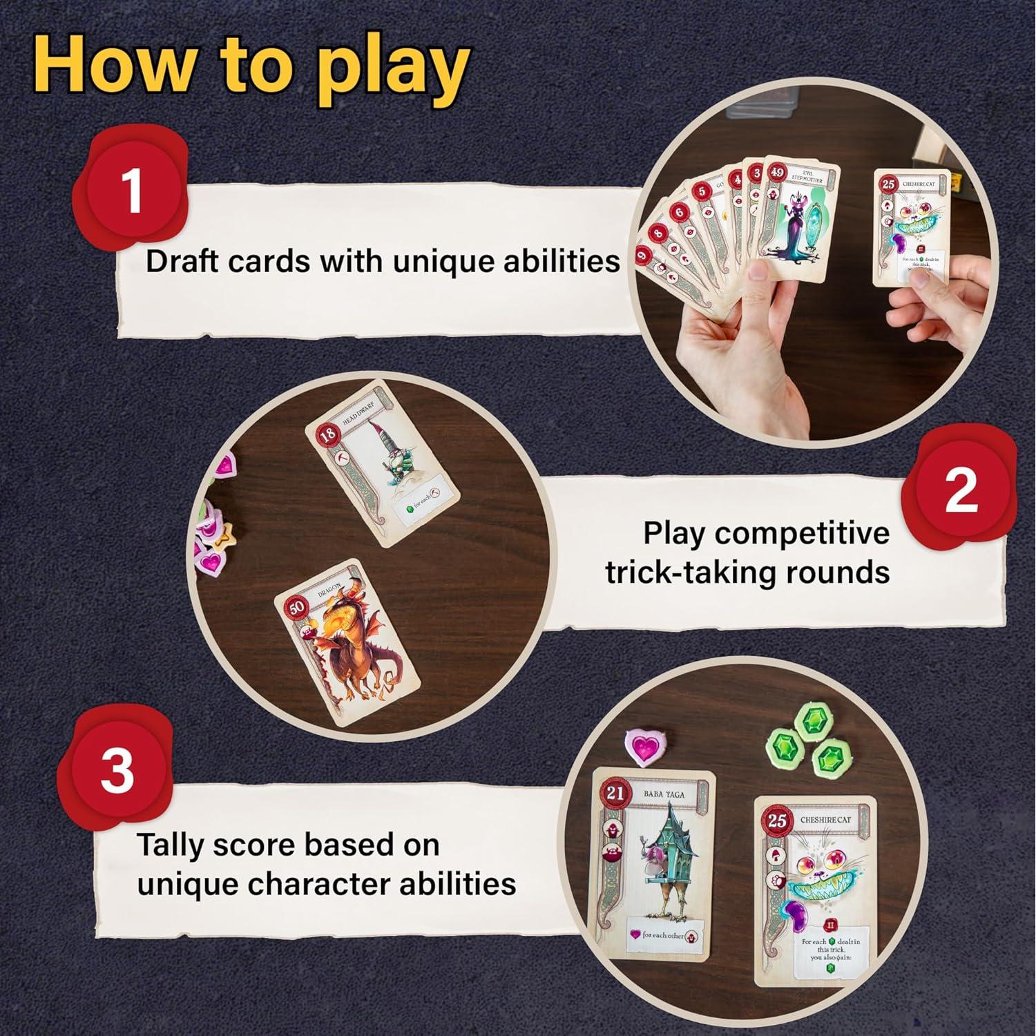 Juego de cartas estratégicas Amigo Juegos - Cuentos de hadas