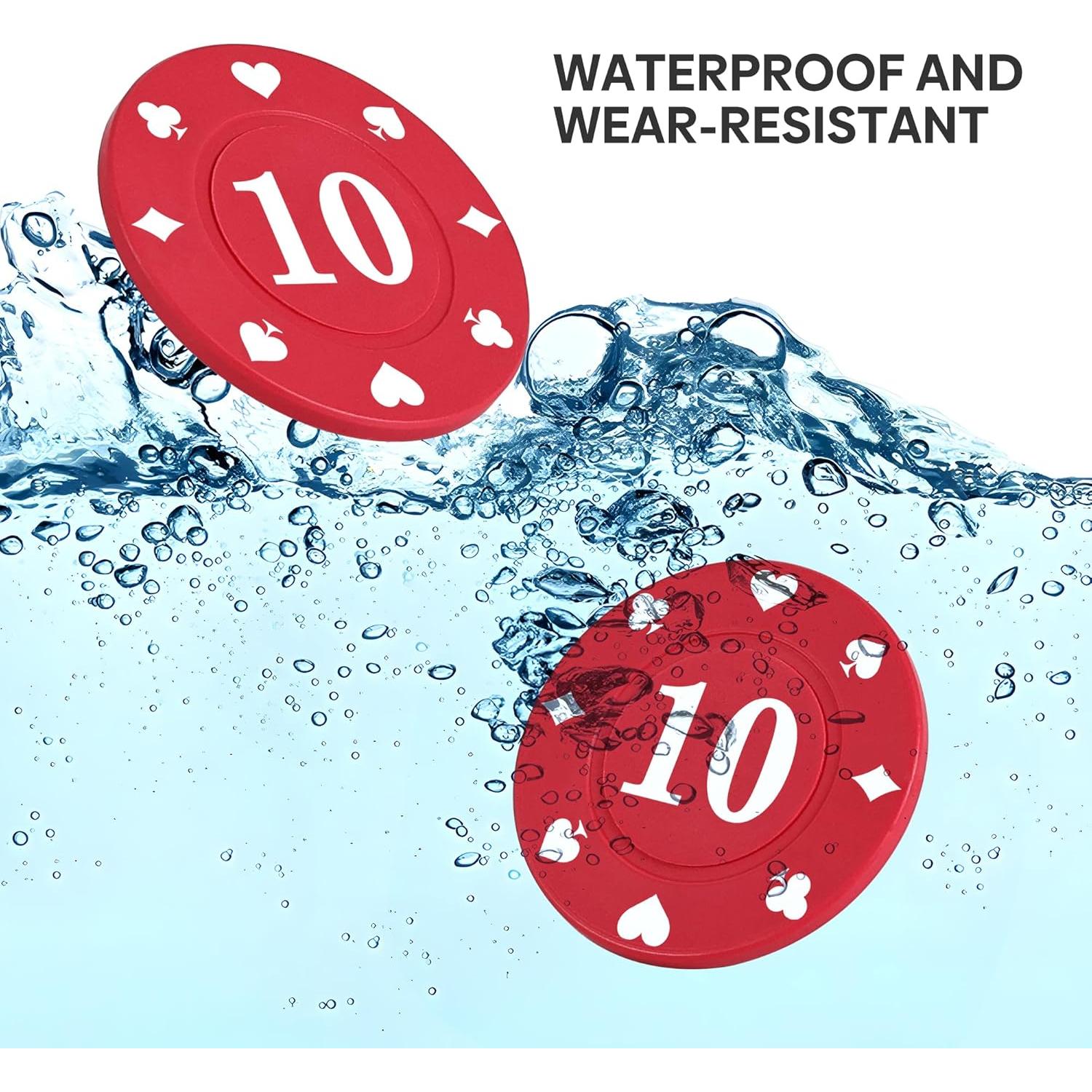 Juego de Fichas de Póker Sharkplay 100 Piezas con Caja