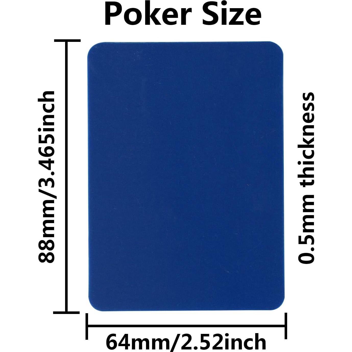 Tarjetas de Corte de Póker Yuanhe 12 Pack - 64x88mm