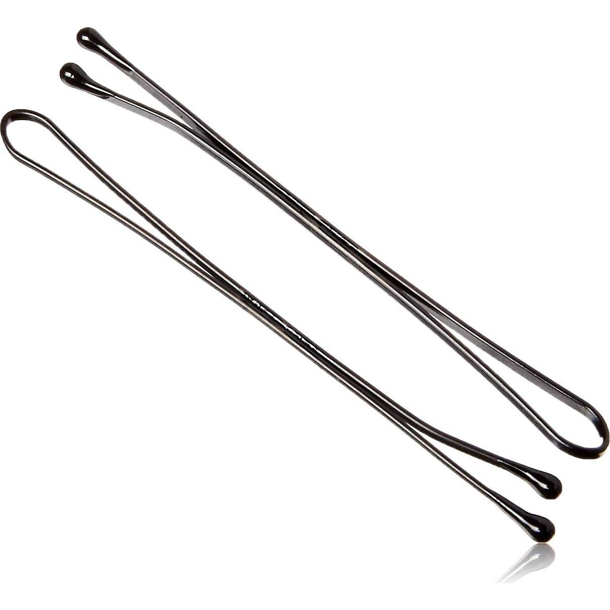 Pasadores de Pelo Jumbo Kleravitex 100 Piezas Negros 2.75"