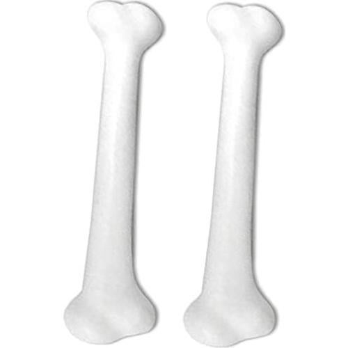 Huesos de Plástico Jumbo The Mardi Gras Krewe - 2 Piezas 40.6 cm