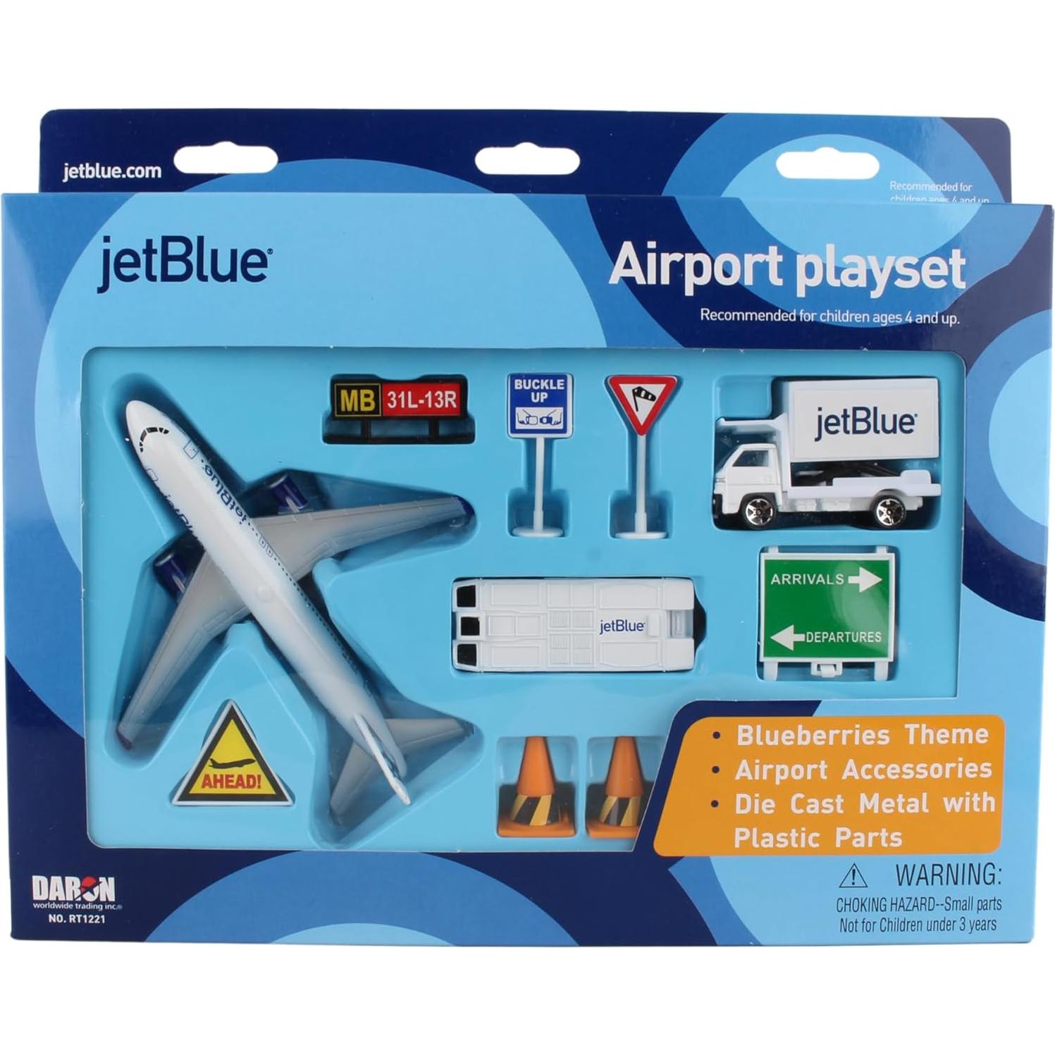 Juego de Aeropuerto Daron A320 con Vehículos y Señales