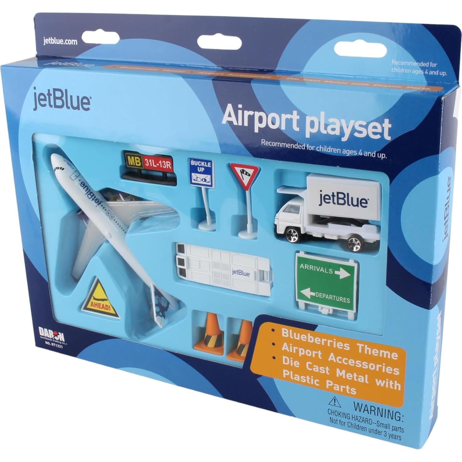 Juego de Aeropuerto Daron A320 con Vehículos y Señales