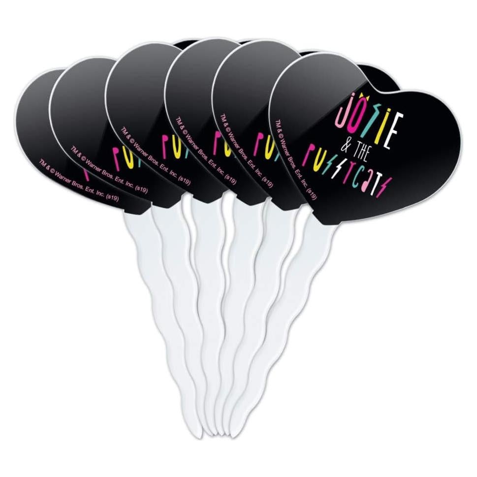 Palillos Decorativos para Cupcakes Riverdale Josie & the Pussycats - Set de 6