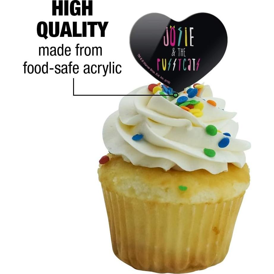 Palillos Decorativos para Cupcakes Riverdale Josie & the Pussycats - Set de 6