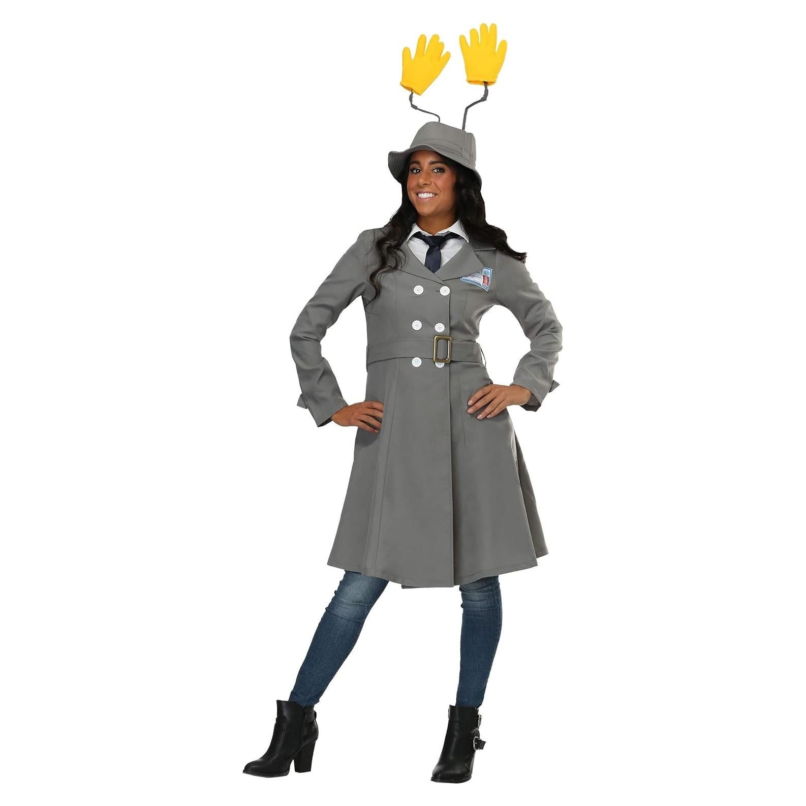 Disfraz de Inspector Gadget para Mujeres - Chaqueta y Accesorios