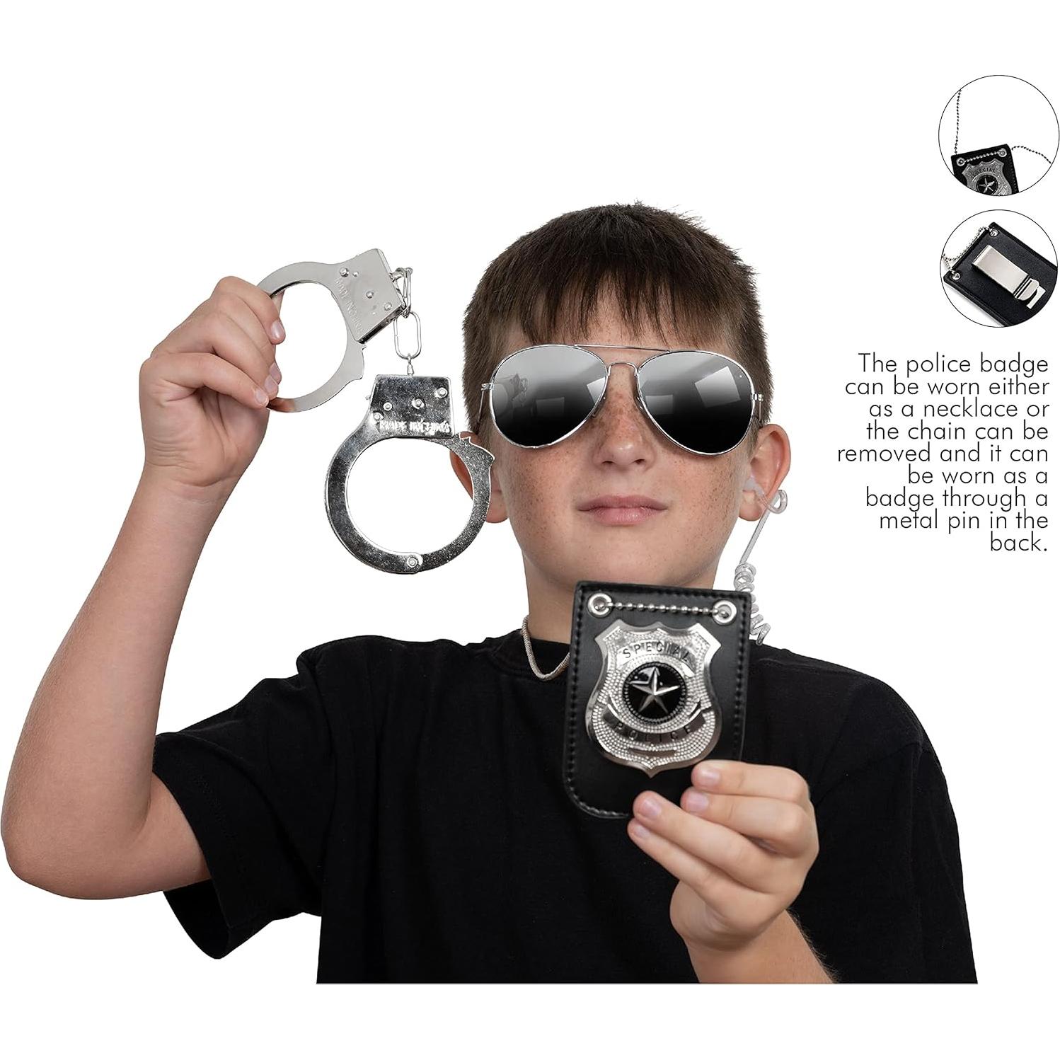 Conjunto de Accesorios de Detective Skeleteen para Niños