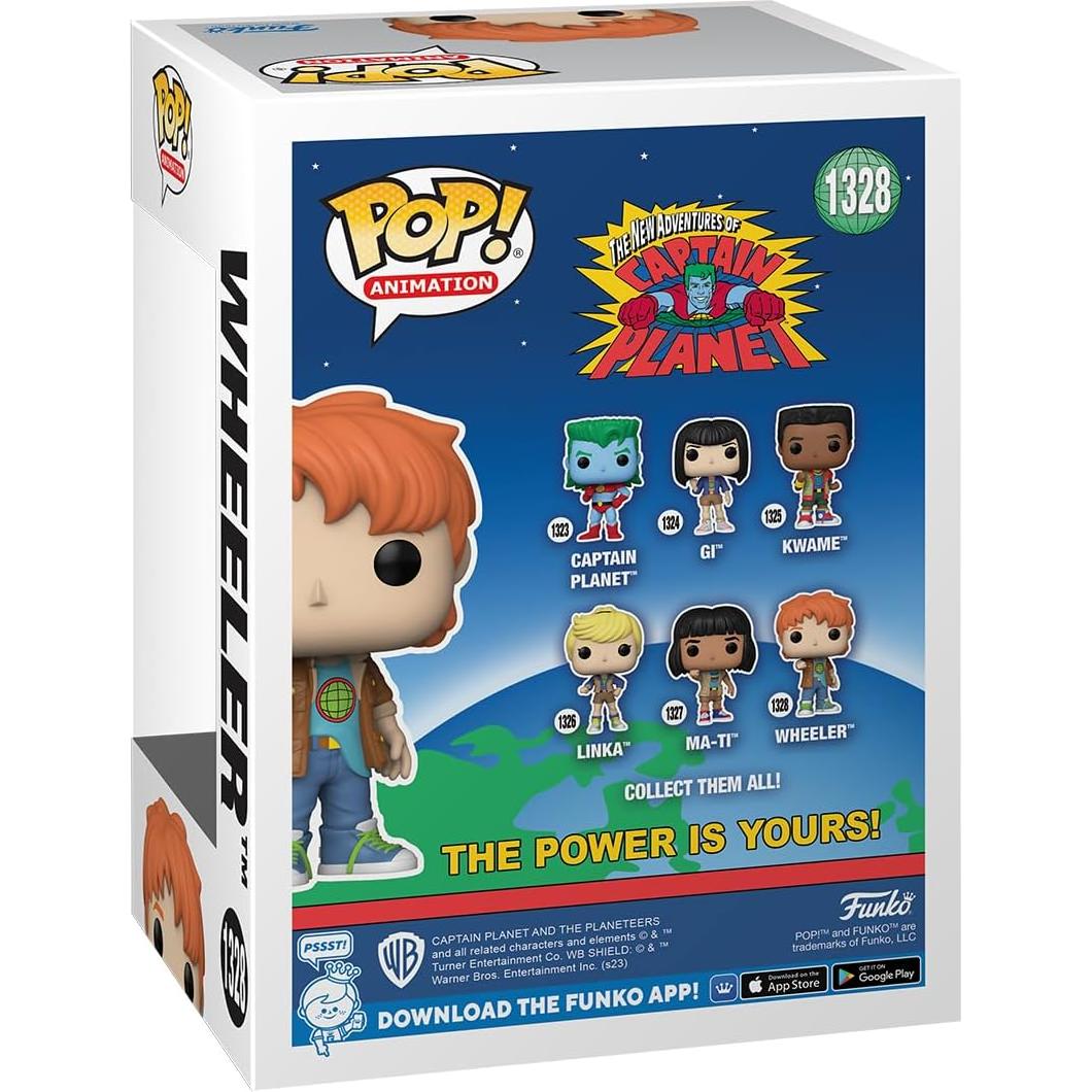 Figura Funko POP! Capitán Planeta Wheeler 10.5 cm Vinilo
