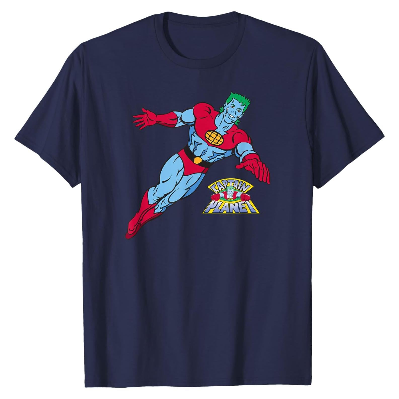 Camiseta Captain Planet Volando - Merchandise Oficial