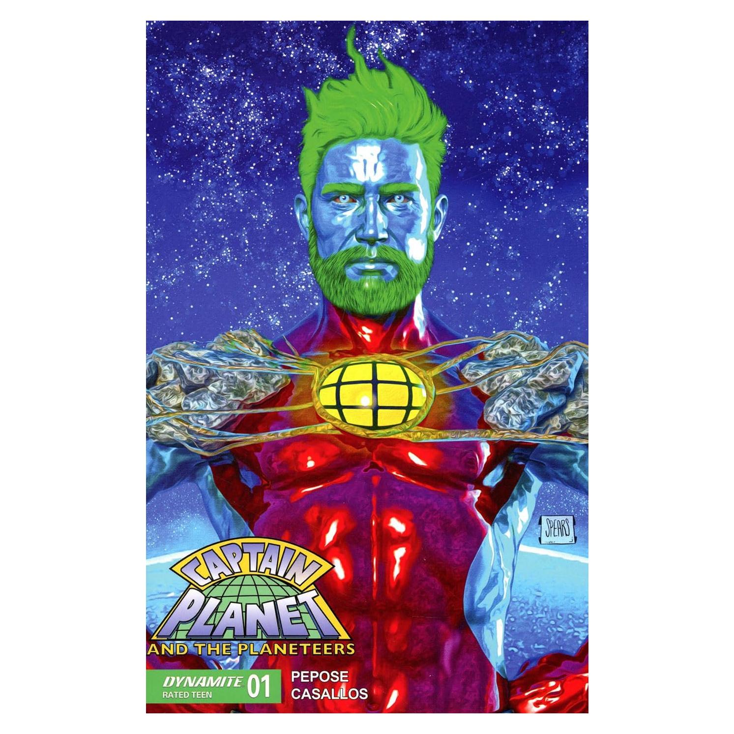 Cómic Capitán Planeta y los Planeteers #1A Dynamite VF/NM