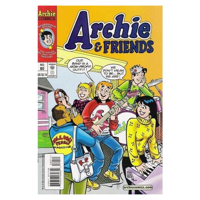 Cómic Archie y Amigos #80 VF/NM - Portada Banda de Archies