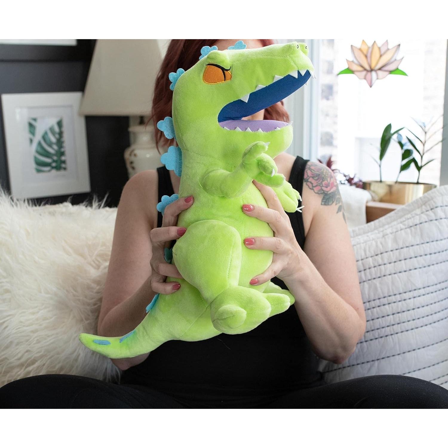 Peluche Reptar Rugrats Nickelodeon 38 cm Suave y Abrazable
