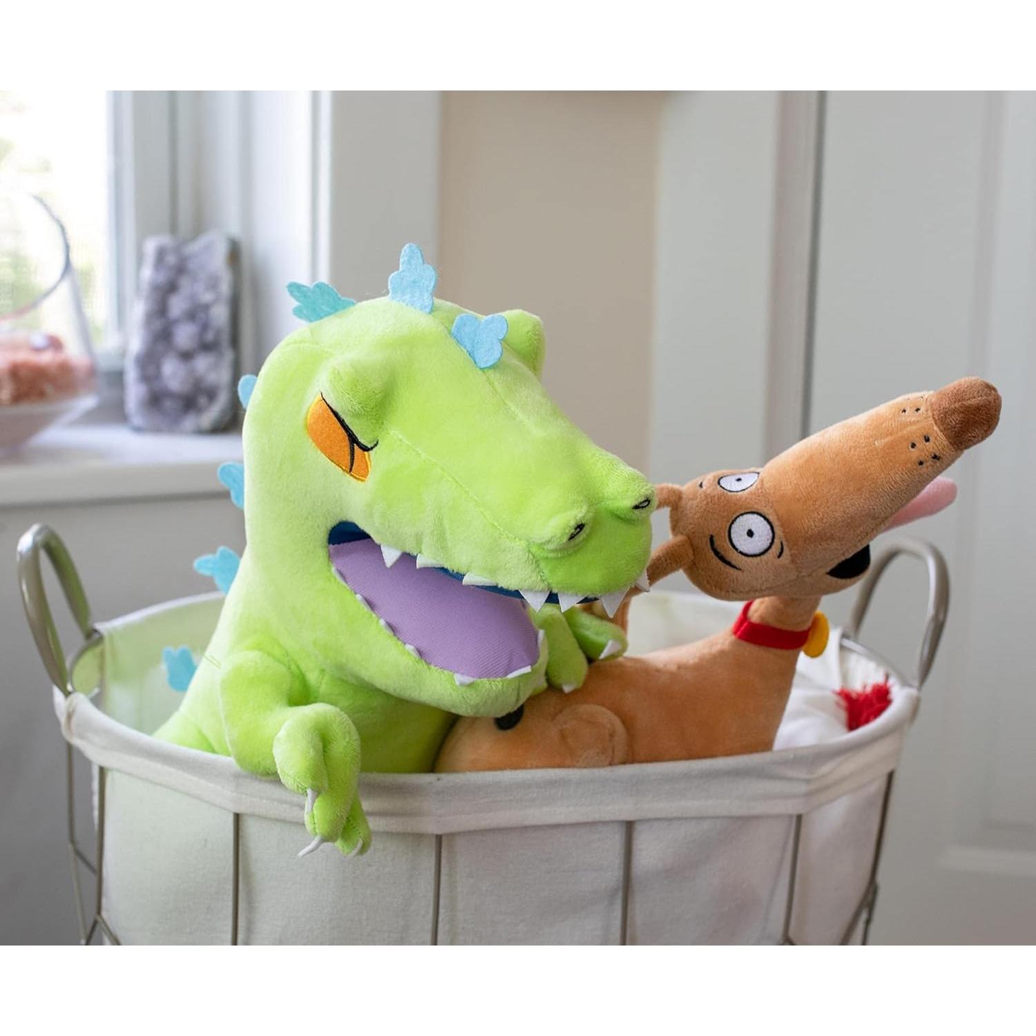 Peluche Reptar Rugrats Nickelodeon 38 cm Suave y Abrazable