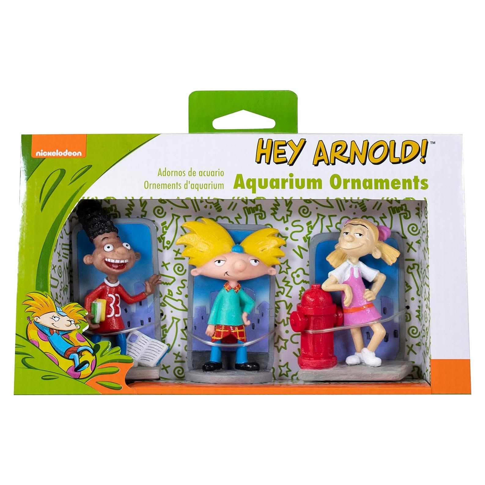 Decoración para Acuarios Hey Arnold! 3 Piezas Penn-Plax