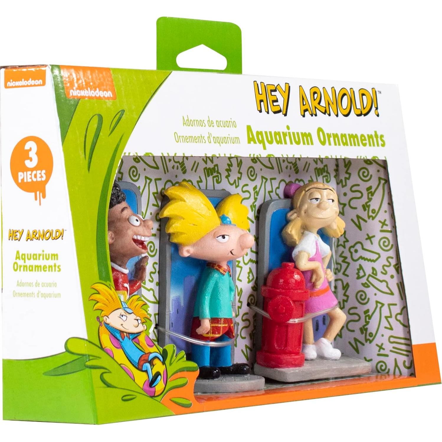 Decoración para Acuarios Hey Arnold! 3 Piezas Penn-Plax