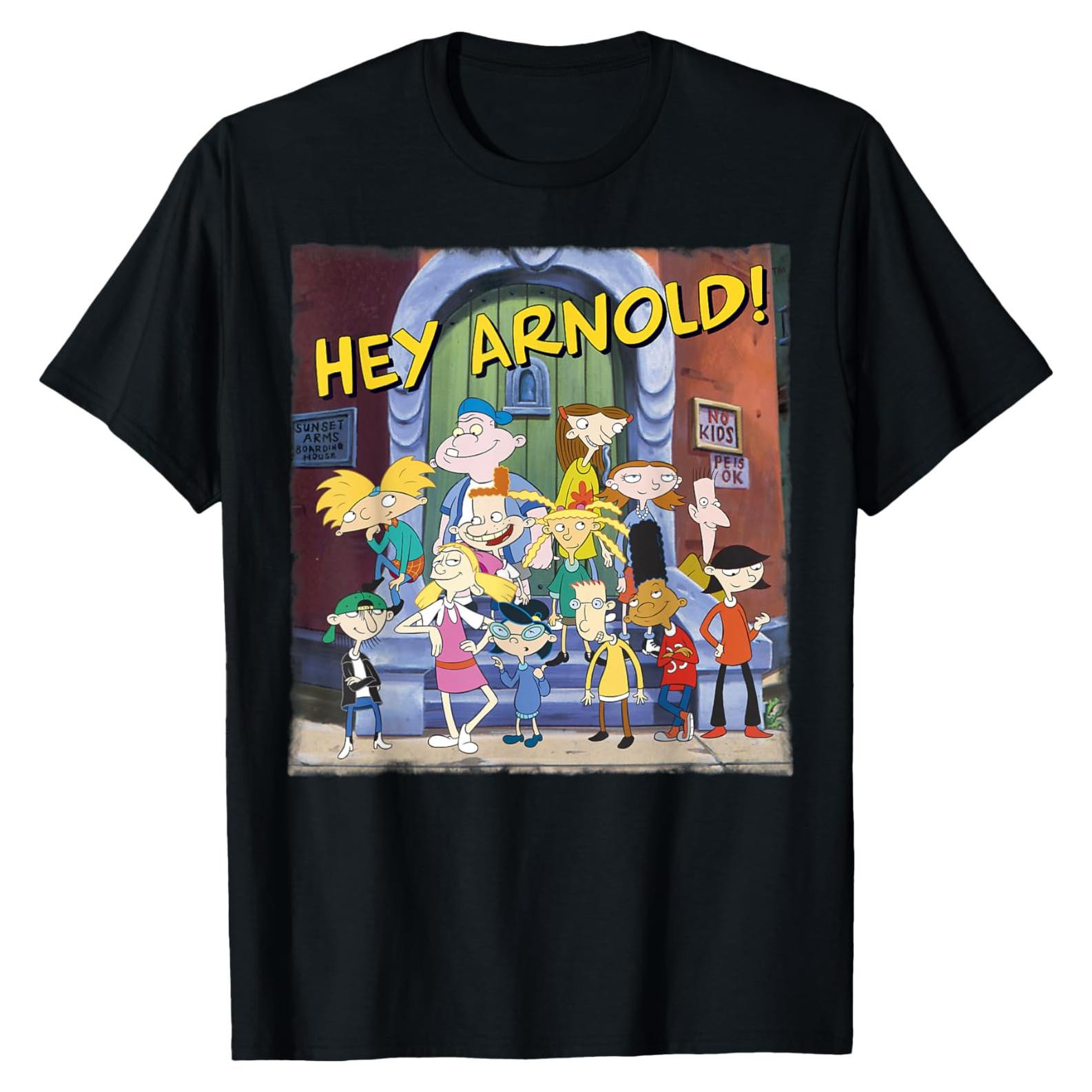 Camiseta Hey Arnold! Amigos - Ropa Unisex Niños