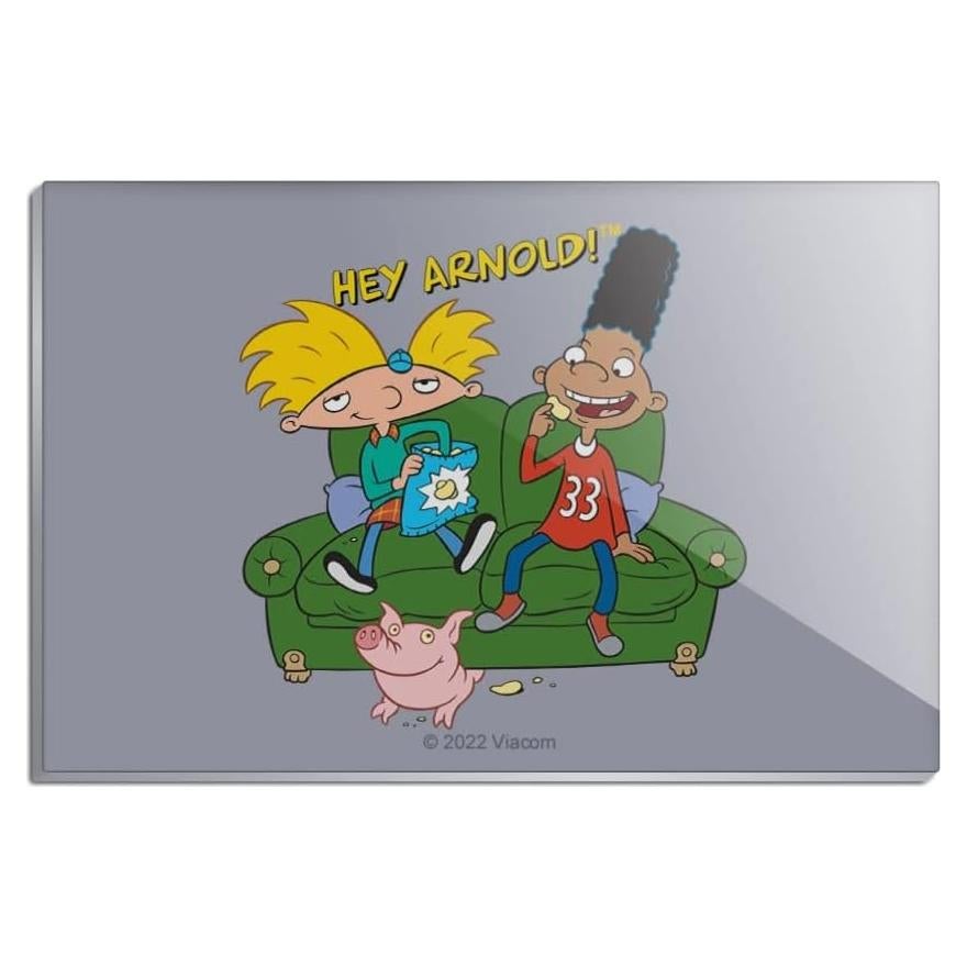 Imán de Refrigerador Hey Arnold! Rectangular Acrílico 7.6x5.1cm