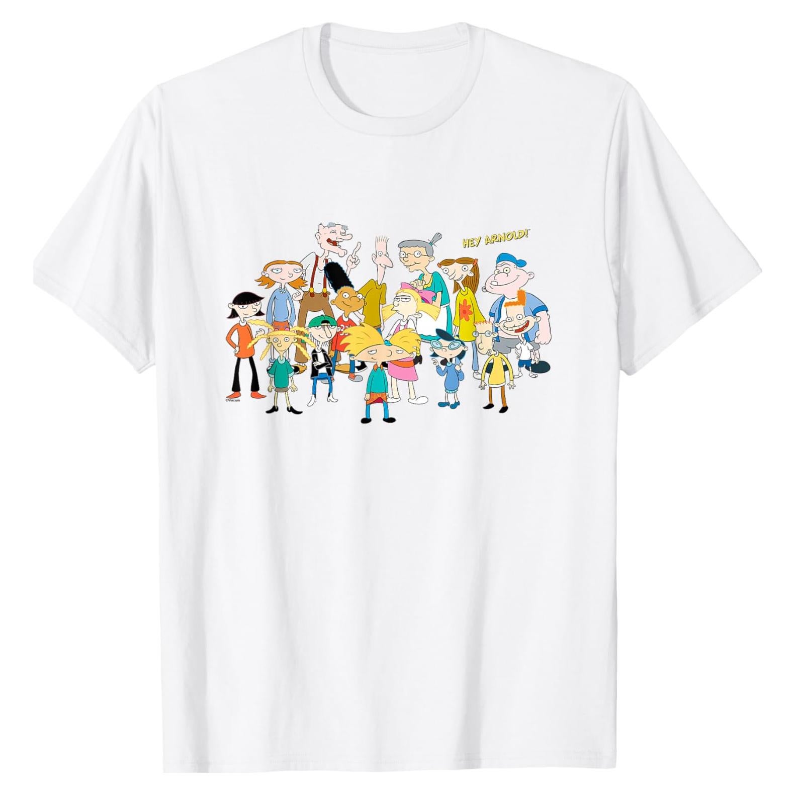 Camiseta Hey Arnold! con logo de personajes icónicos - Hombre