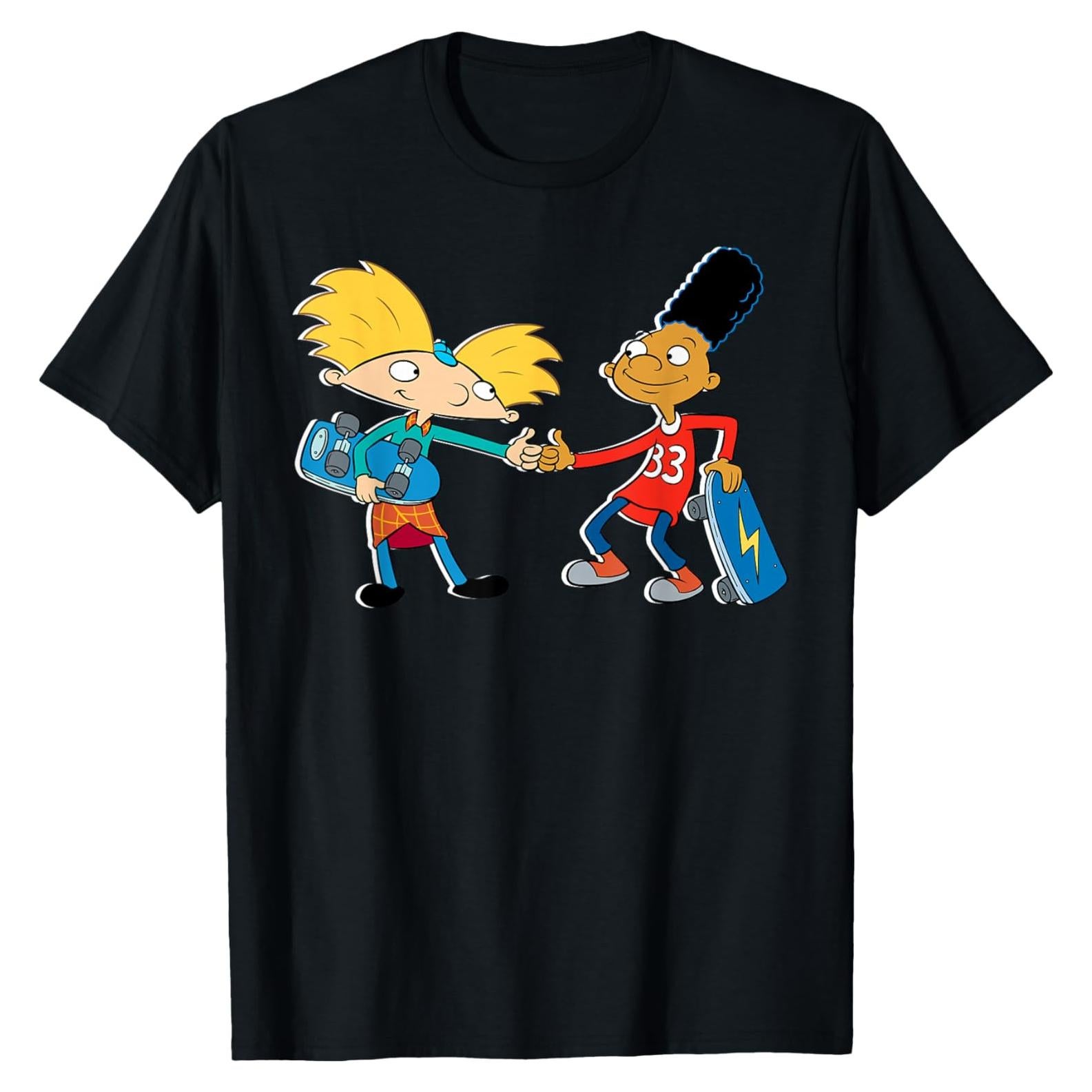 Camiseta Hey Arnold! Nickelodeon - Diseño Clásico Unisex