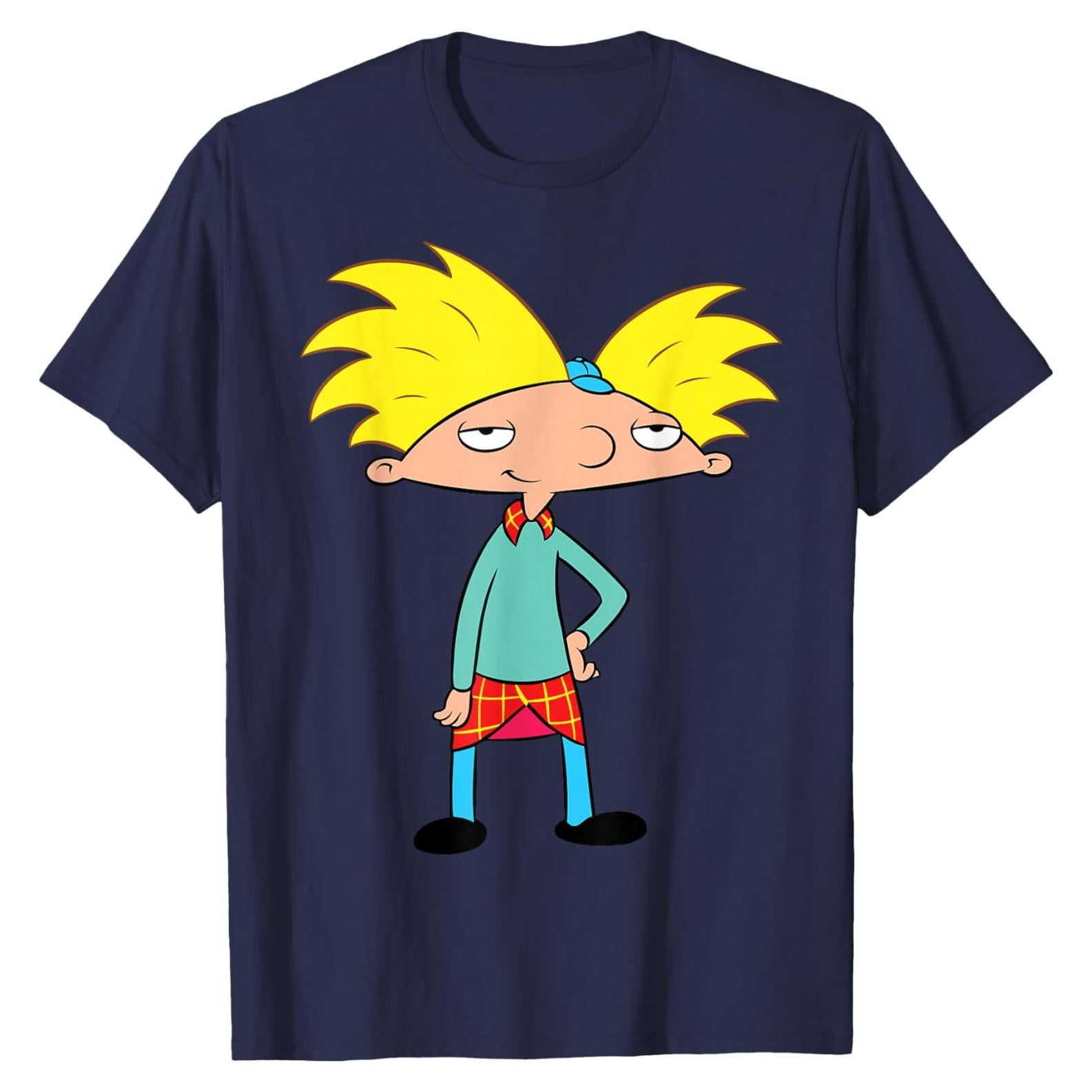 Camiseta Hey Arnold Nickelodeon Unisex Niños 136g