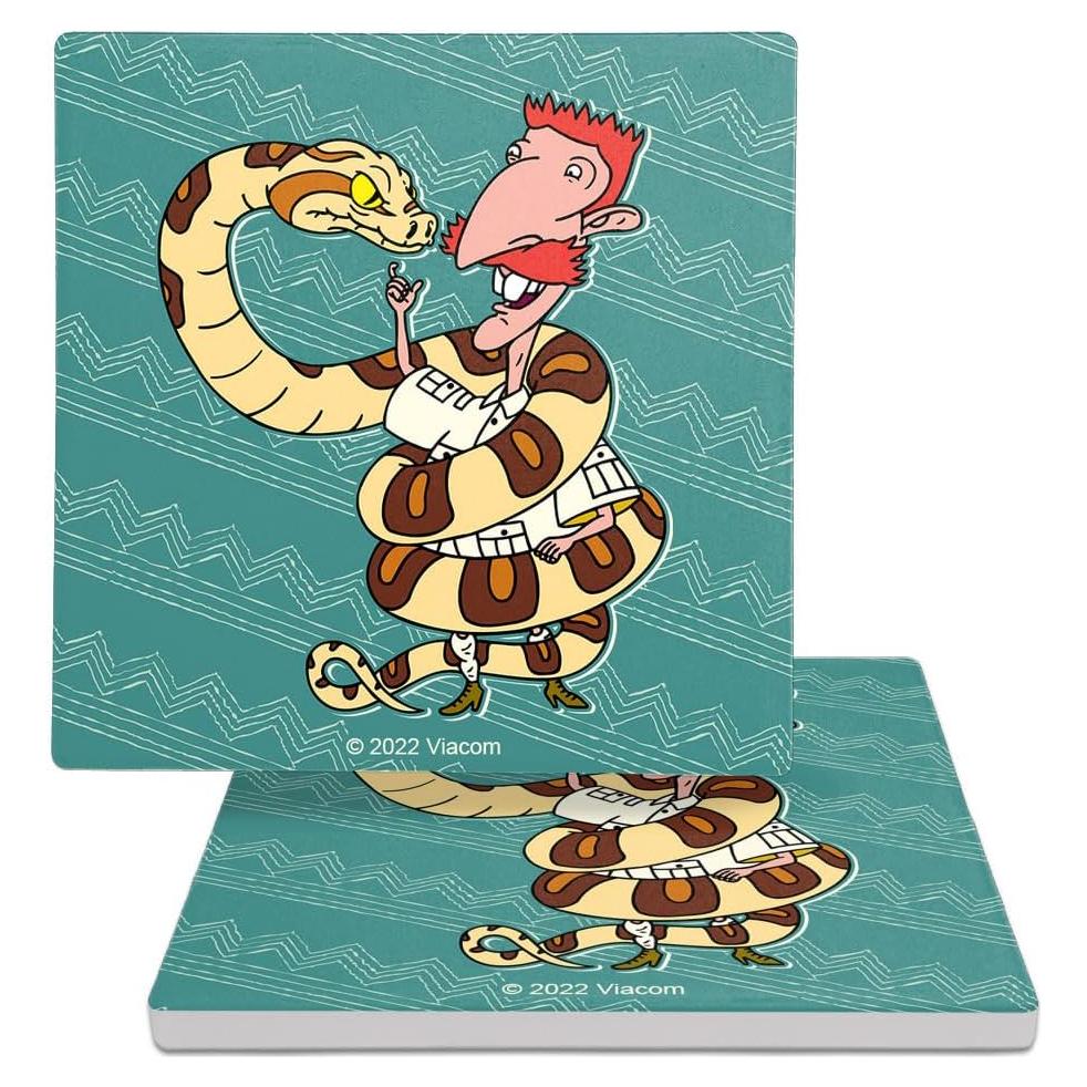 Set de 2 Posavasos Cerámicos Wild Thornberrys 9.9 cm