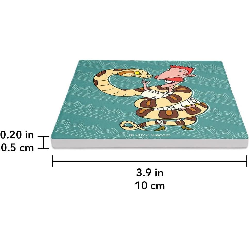 Set de 2 Posavasos Cerámicos Wild Thornberrys 9.9 cm