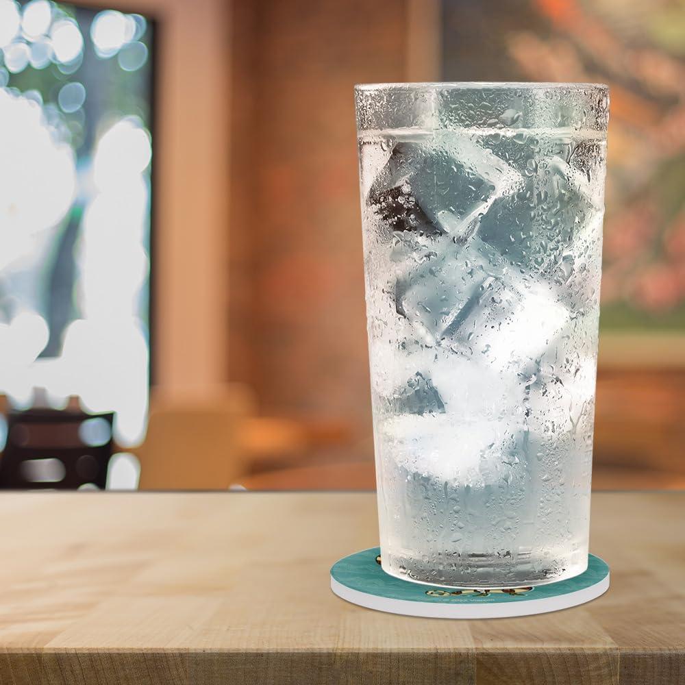 Set de 2 Posavasos Redondos Cerámica Wild Thornberrys 9.9 cm