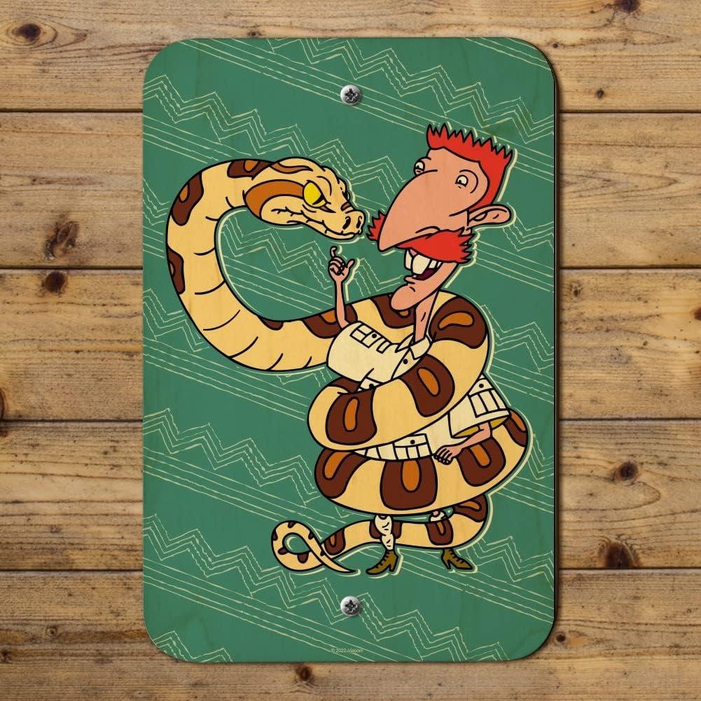 Señal de Madera Wild Thornberrys Nigel 22.9x15.3cm