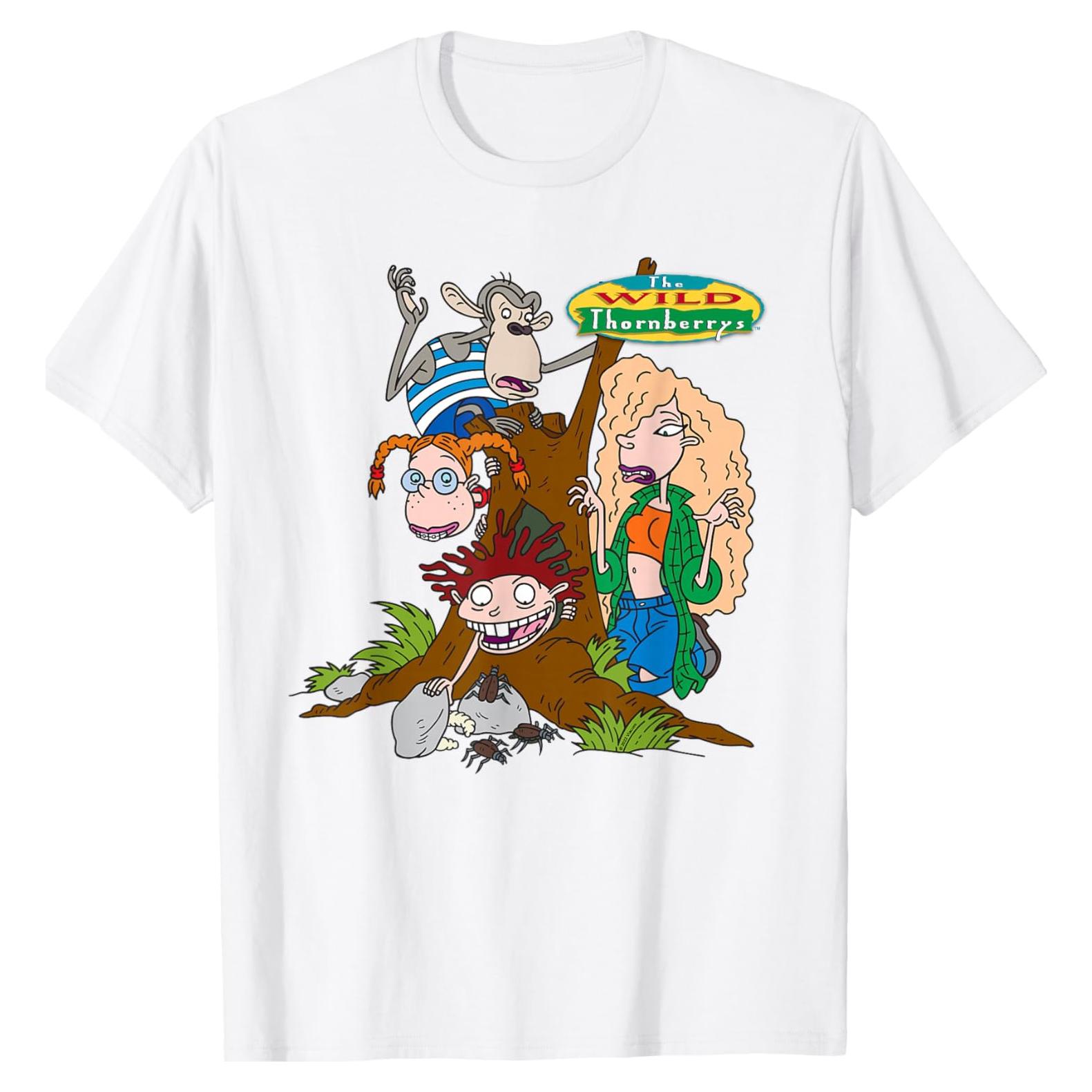 Camiseta de Hombre Donny Thornberrys Salvajes 100% Algodón