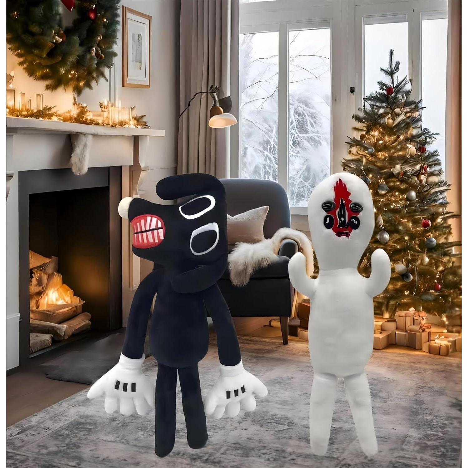 2 Juguetes de Peluche Siren Head Gato y Perro 28 cm EICHIMEOW