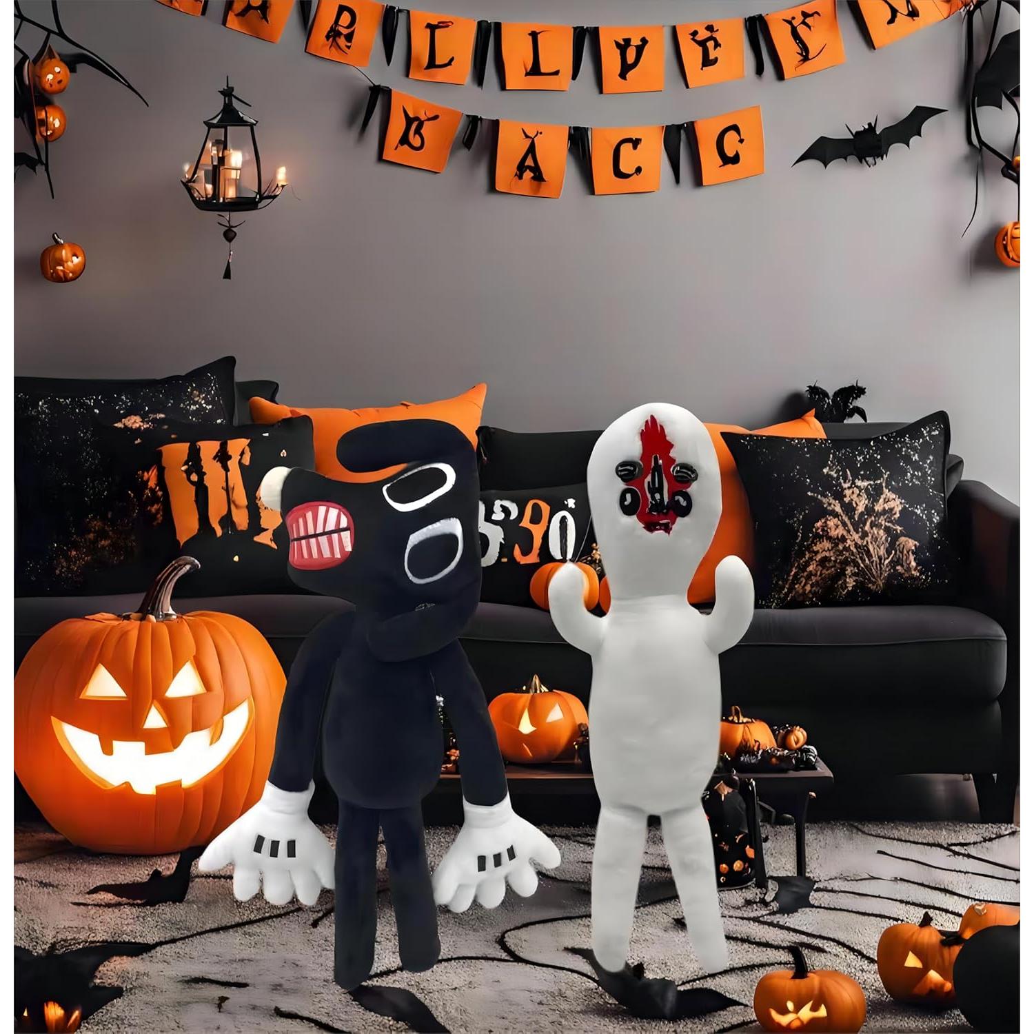 2 Juguetes de Peluche Siren Head Gato y Perro 28 cm EICHIMEOW