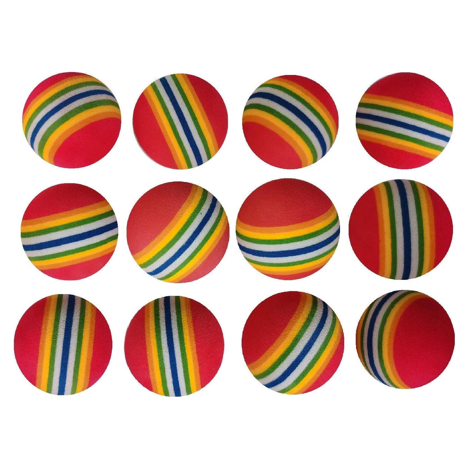 Pelotas de Juguete de Espuma para Perros y Gatos - 12 Piezas