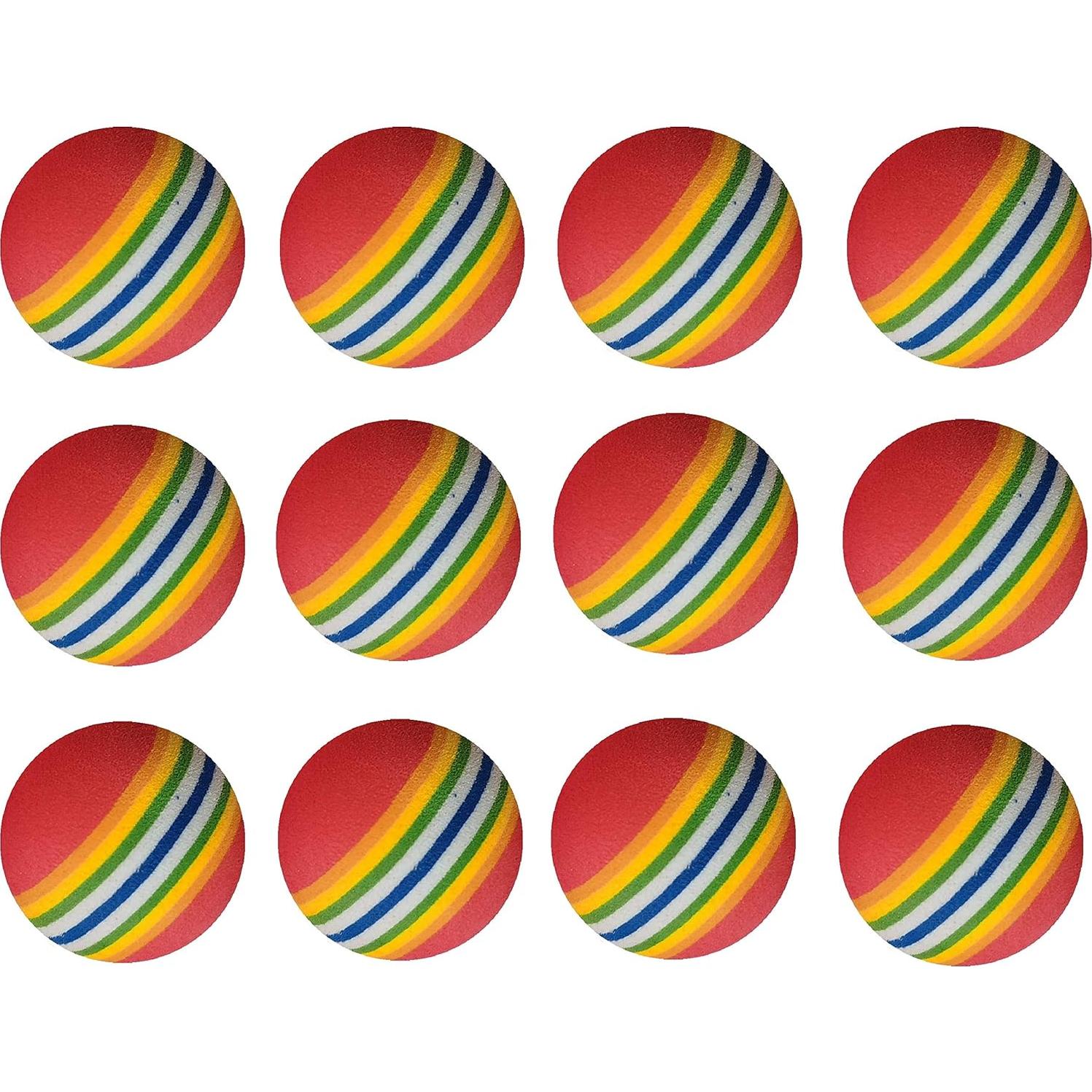 Pelotas de Juguete de Espuma para Perros y Gatos - 12 Piezas