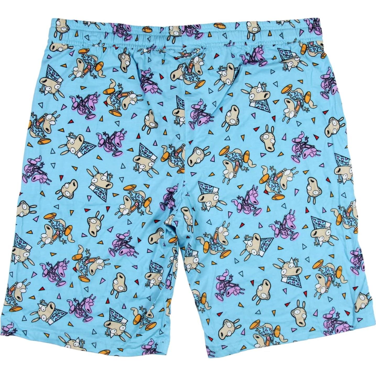 Pantalones Cortos de Dormir Bioworld Nickelodeon Rocko Azul
